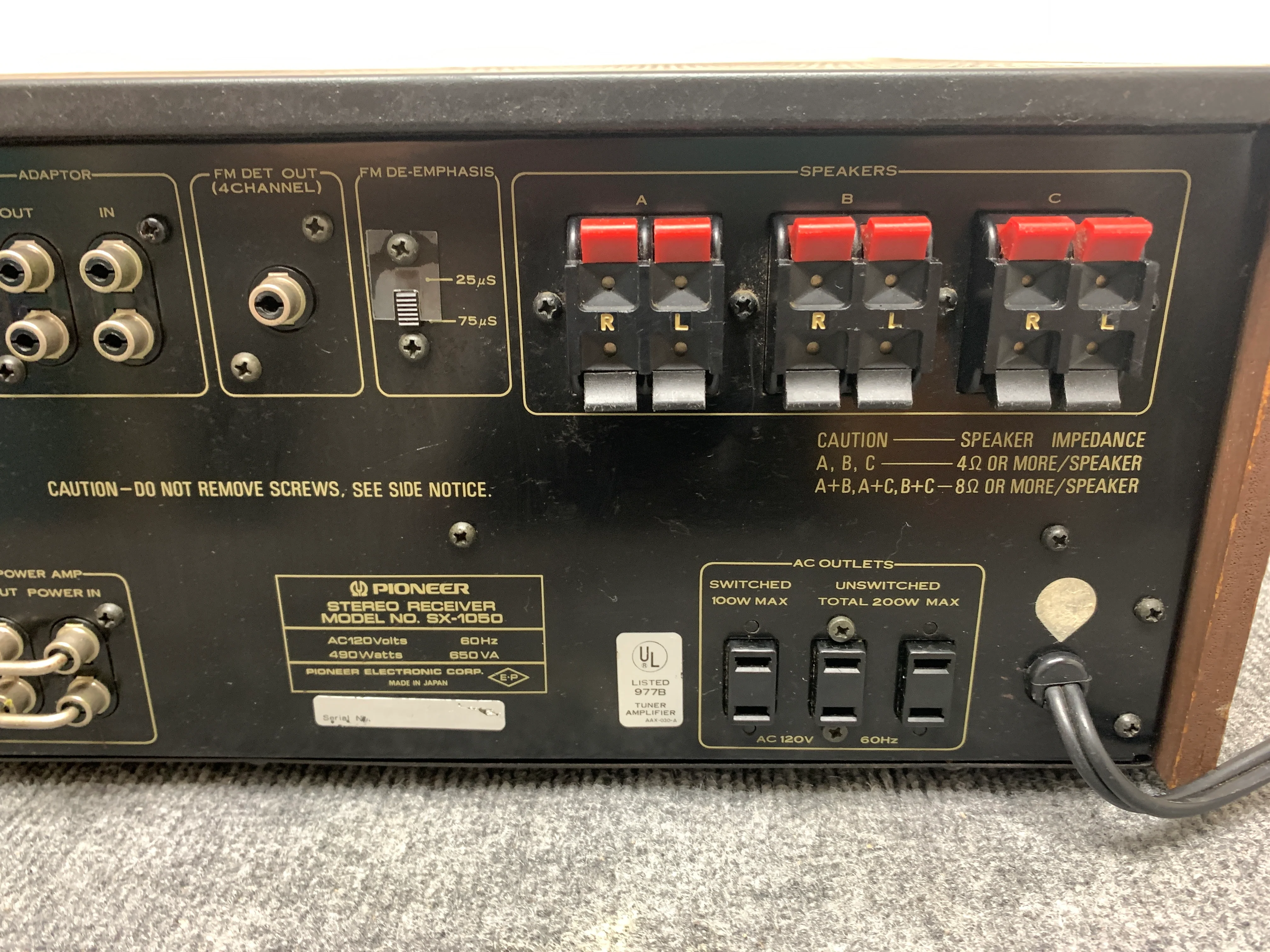 Pioneer SX-1050 Stereo Receiver * 1976/78 * 120W RMS - Image 12