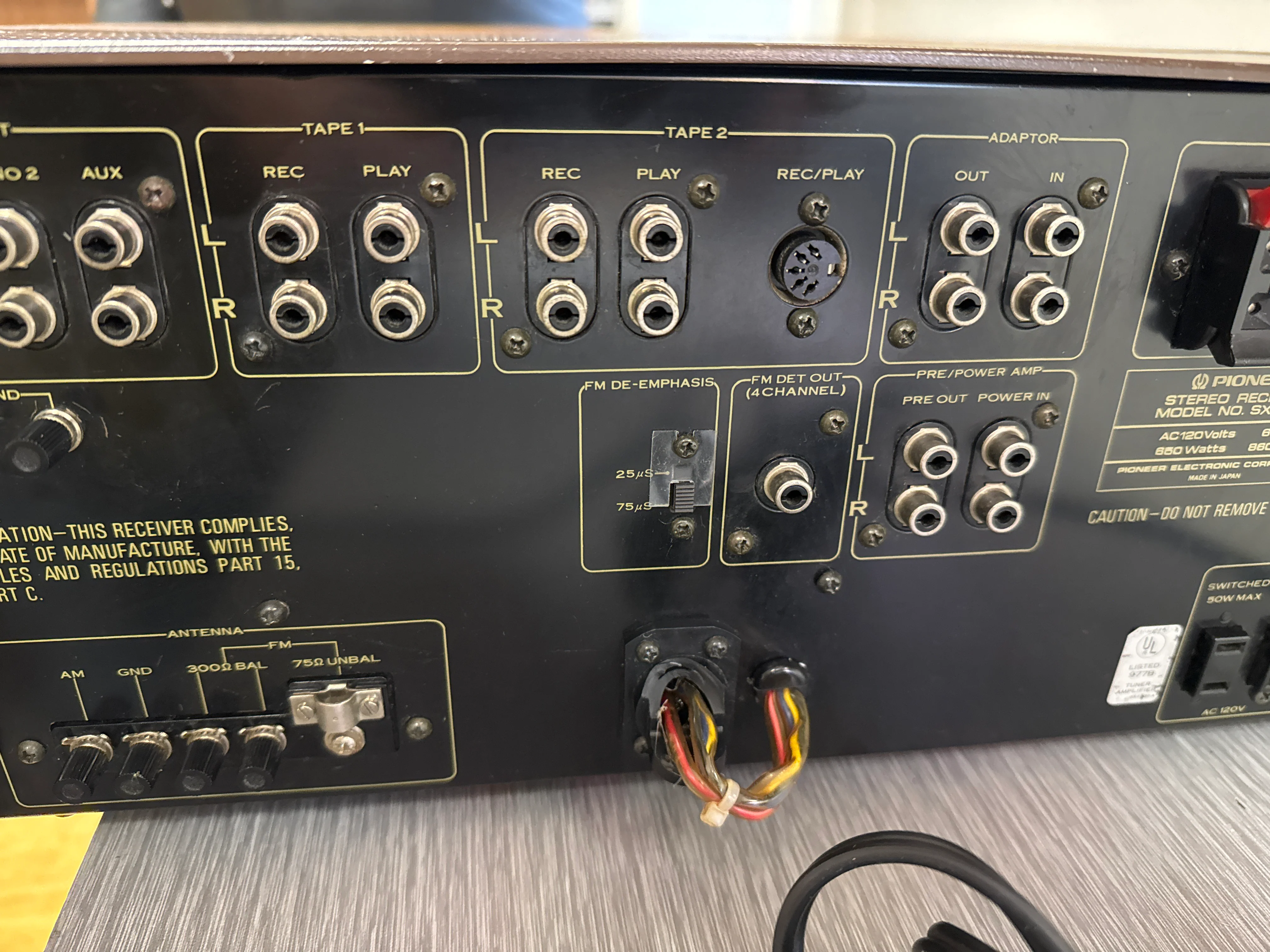 Pioneer SX-1250 Stereo Receiver * 160W RMS * 1976/78 - Image 11