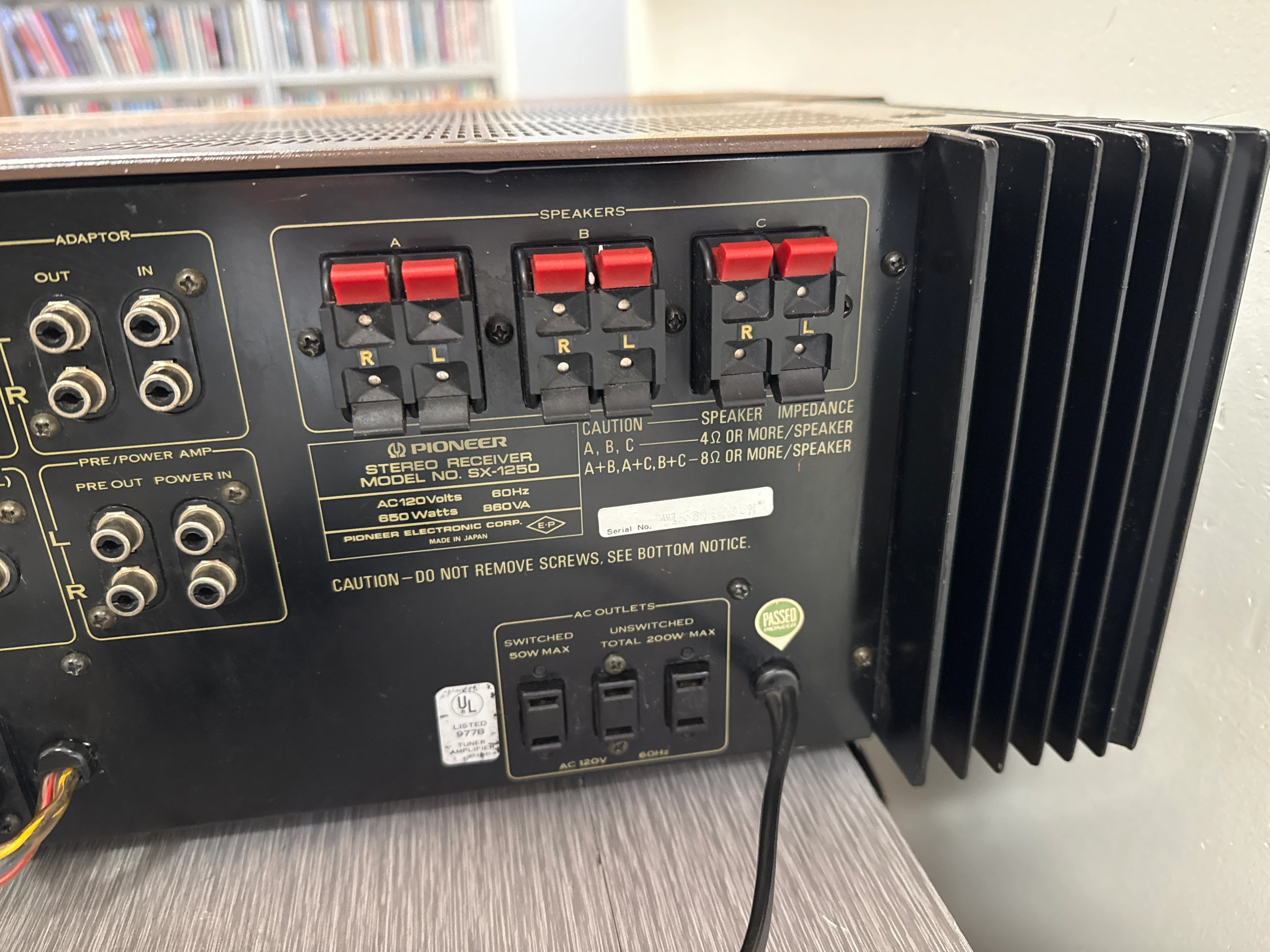 Pioneer SX-1250 Stereo Receiver * 160W RMS * 1976/78 - Image 12