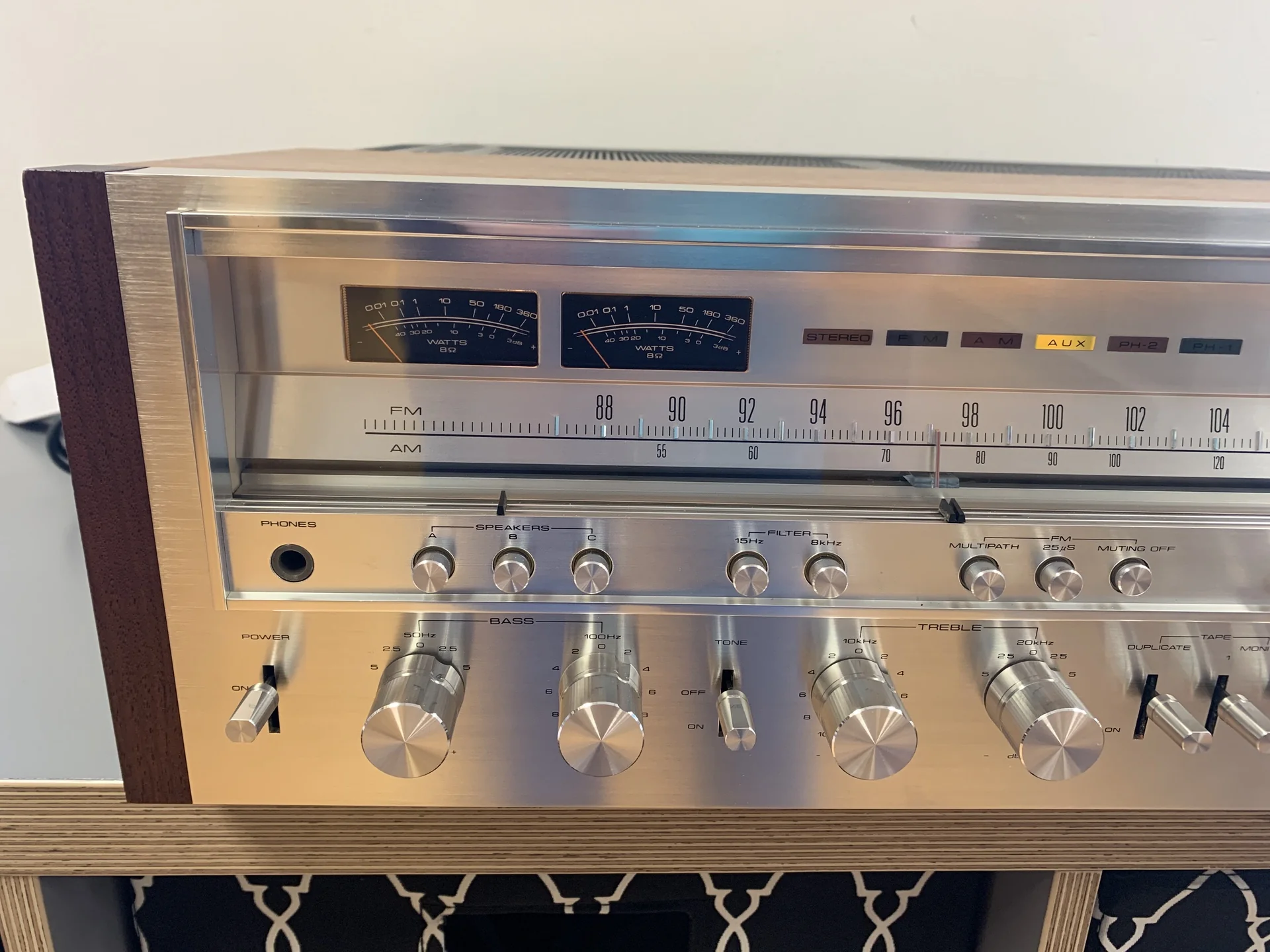 Pioneer SX-1280 Stereo Receiver * Serviced * Mint * 185W RMS * 1977 - Image 3