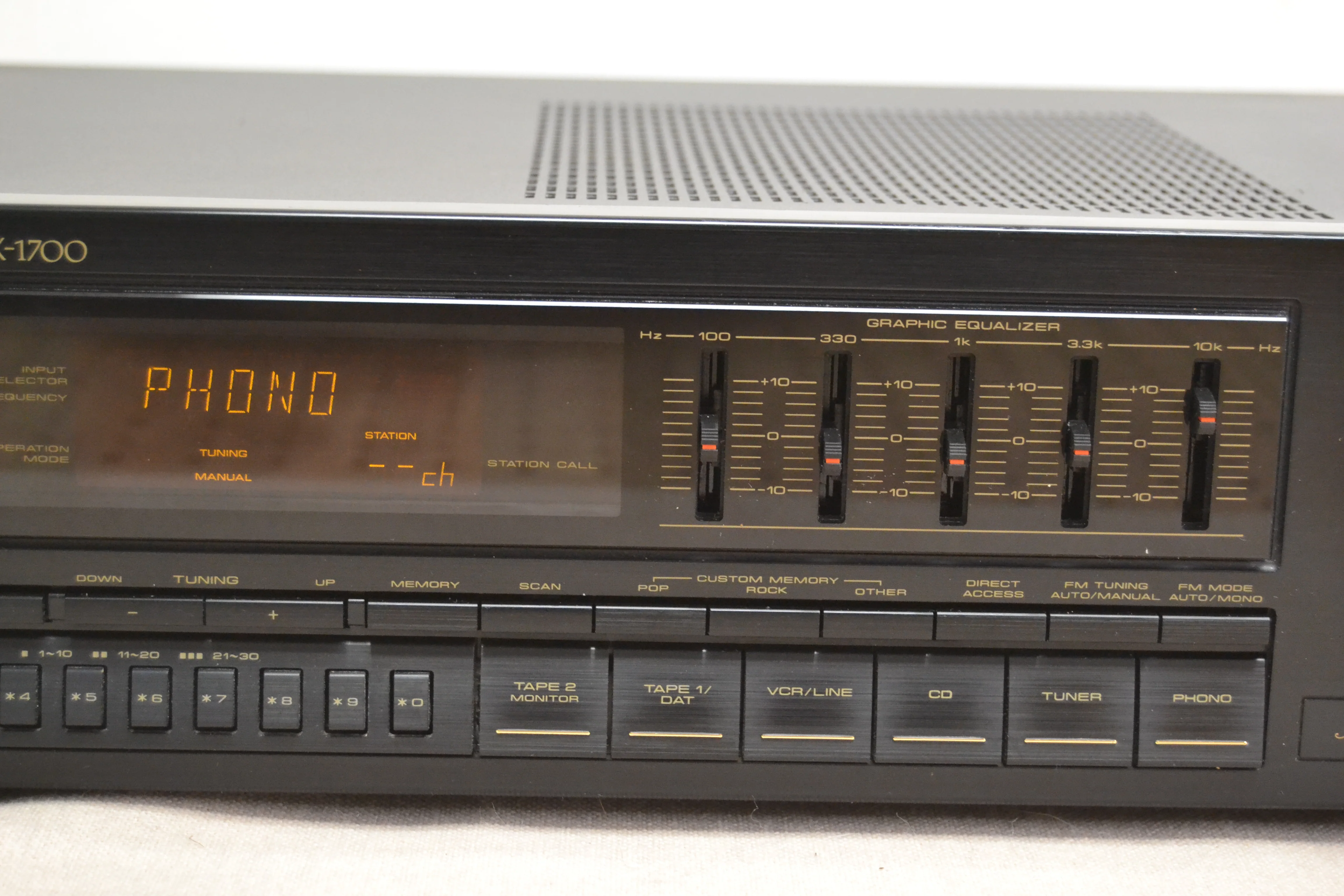 Pioneer SX-1700 Stereo Receiver * 40W RMS * 1989 - Image 3