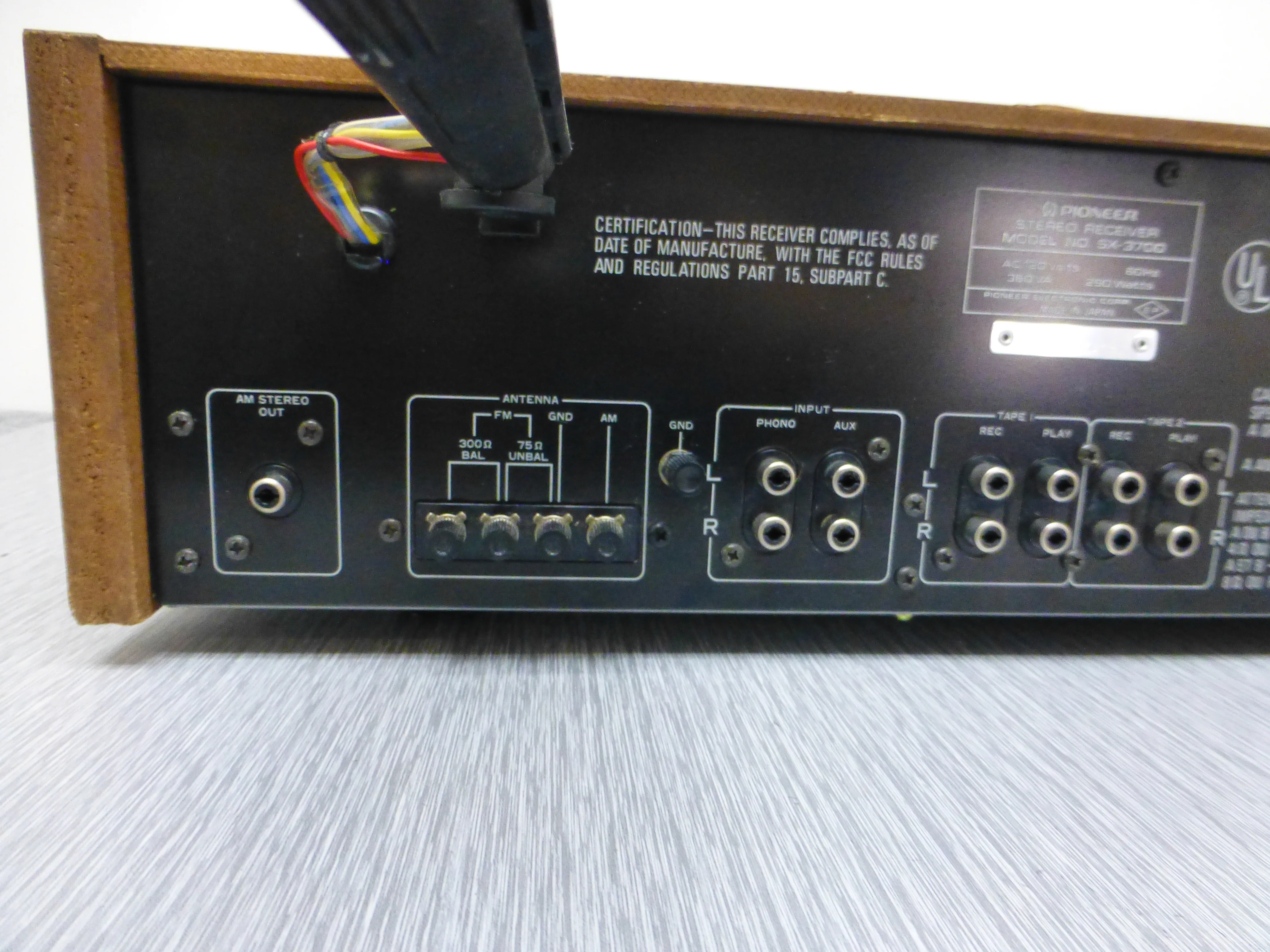 Pioneer SX-3700  AM/FM Stereo Receiver (1980-81) * 45W RMS - Image 11