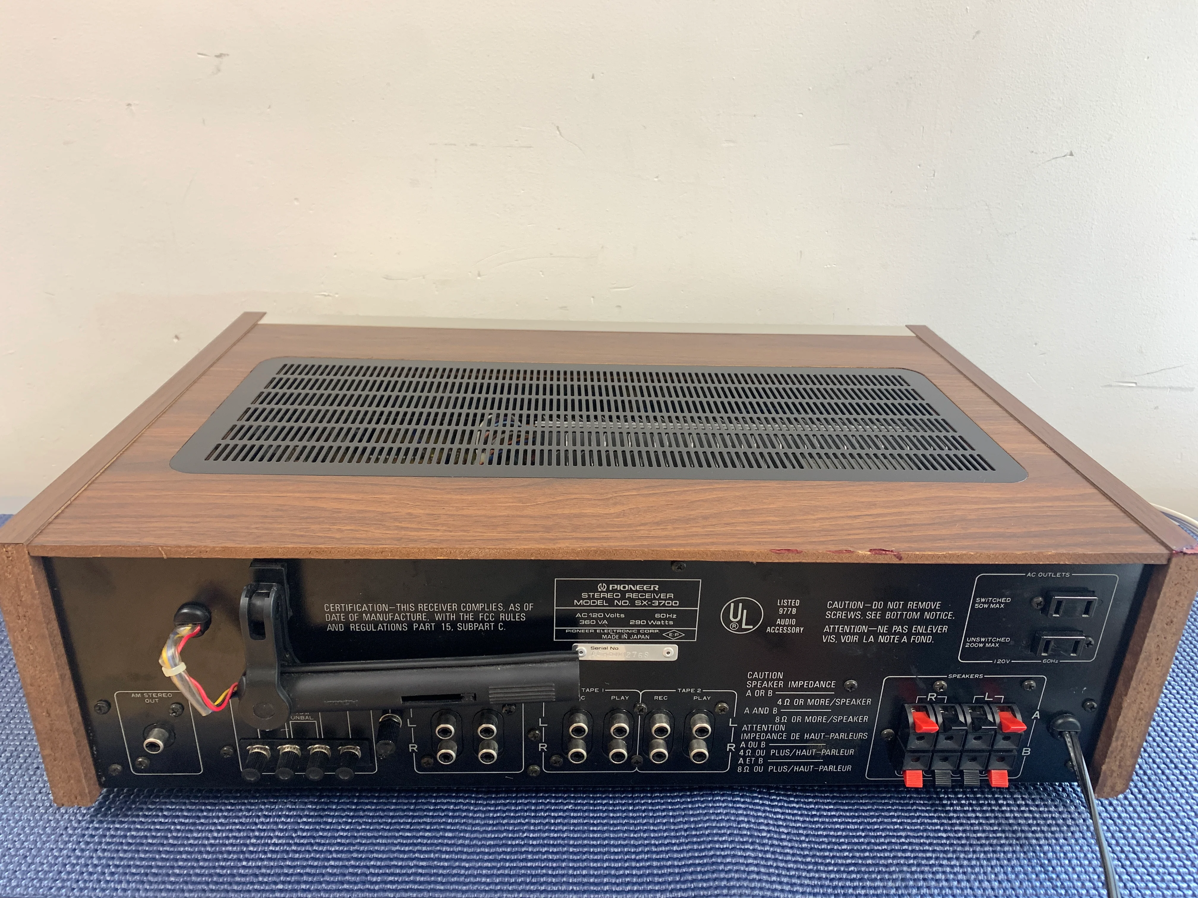 Pioneer SX-3700 Stereo Receiver * 45W RMS * 1980 - Image 14