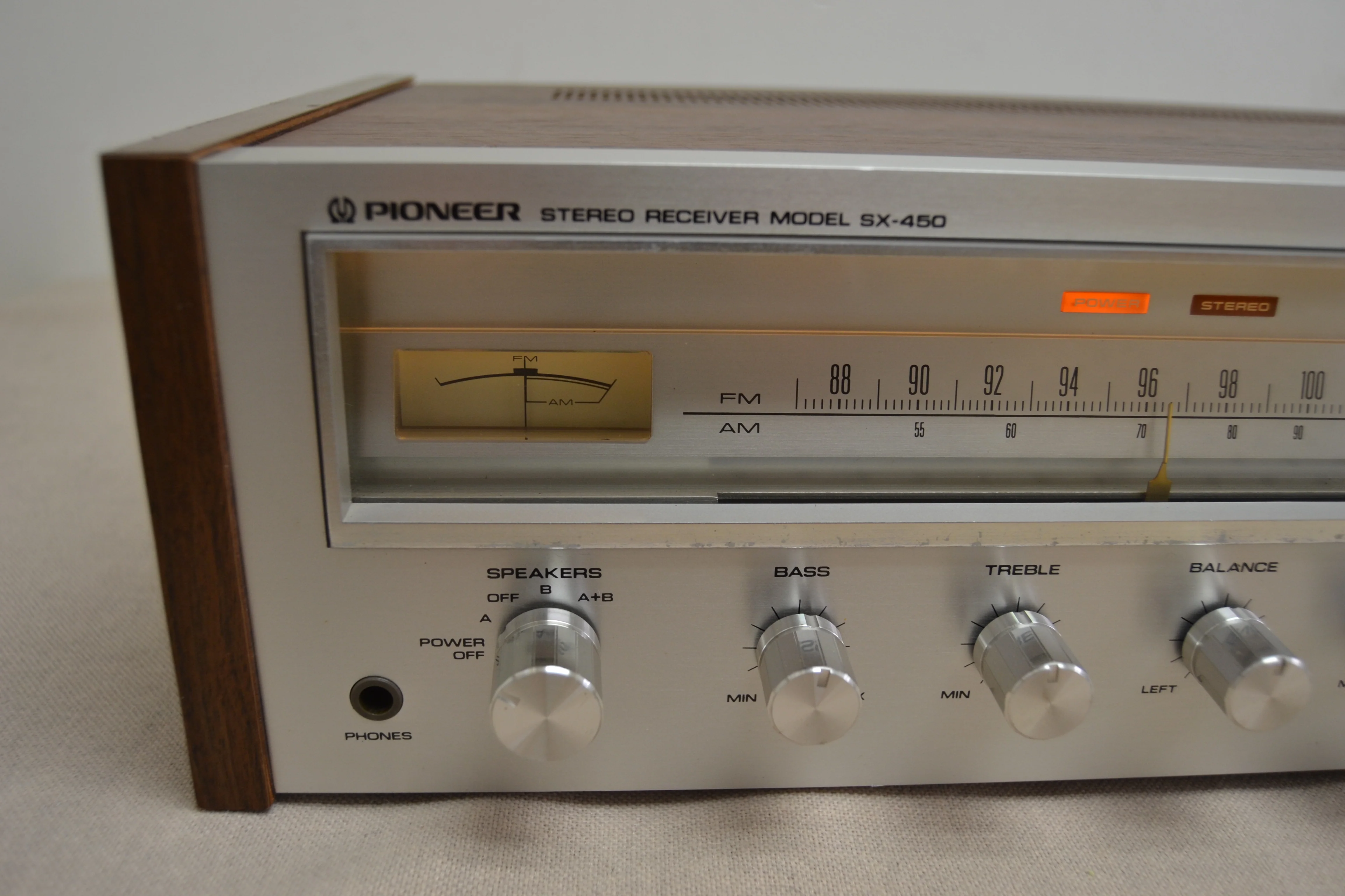 Pioneer SX-450 Stereo Receiver * 15W RMS * 1976 - Image 2