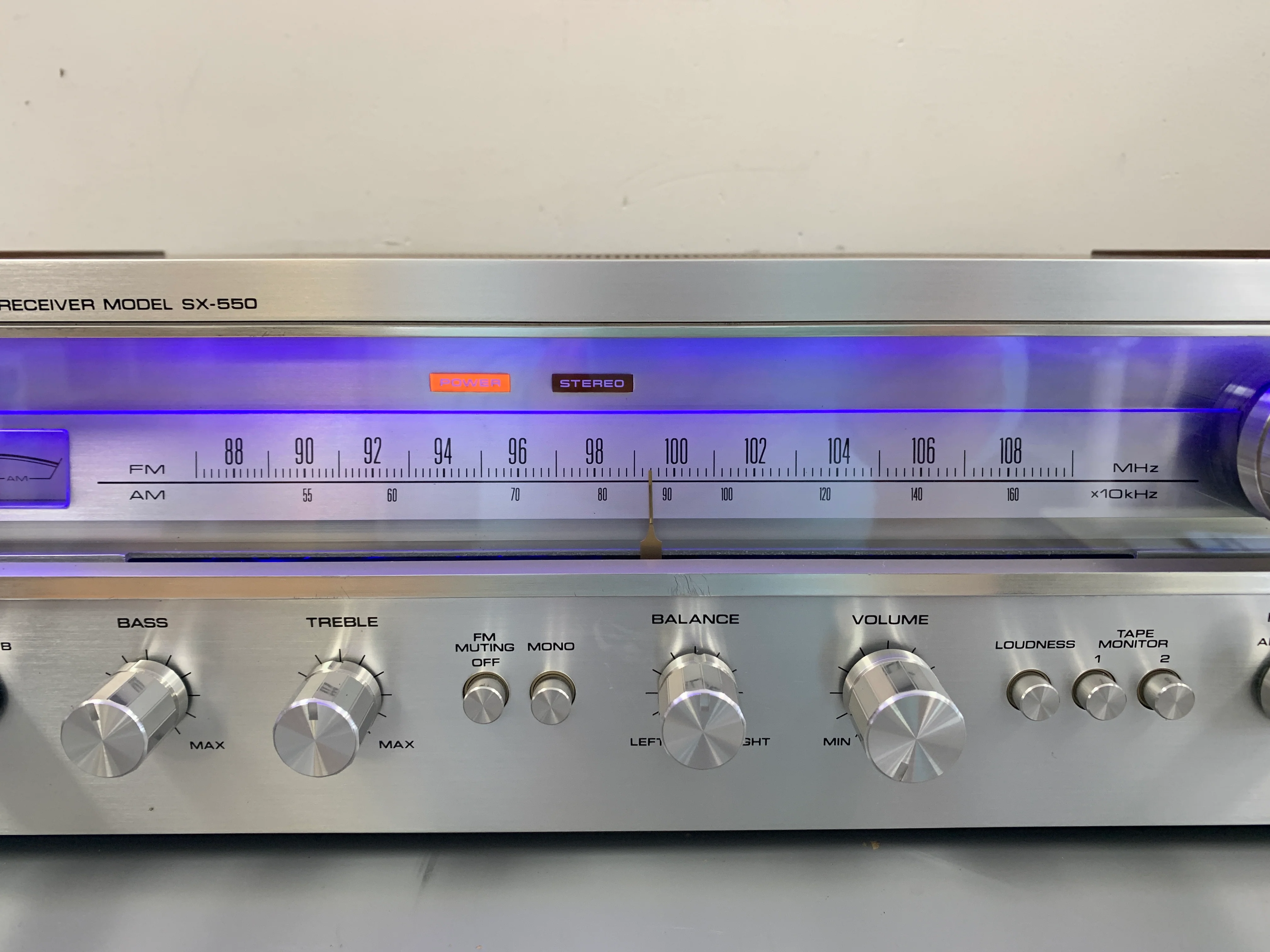 Pioneer SX-550 Stereo Receiver * 20W RMS * 1976 - Image 3