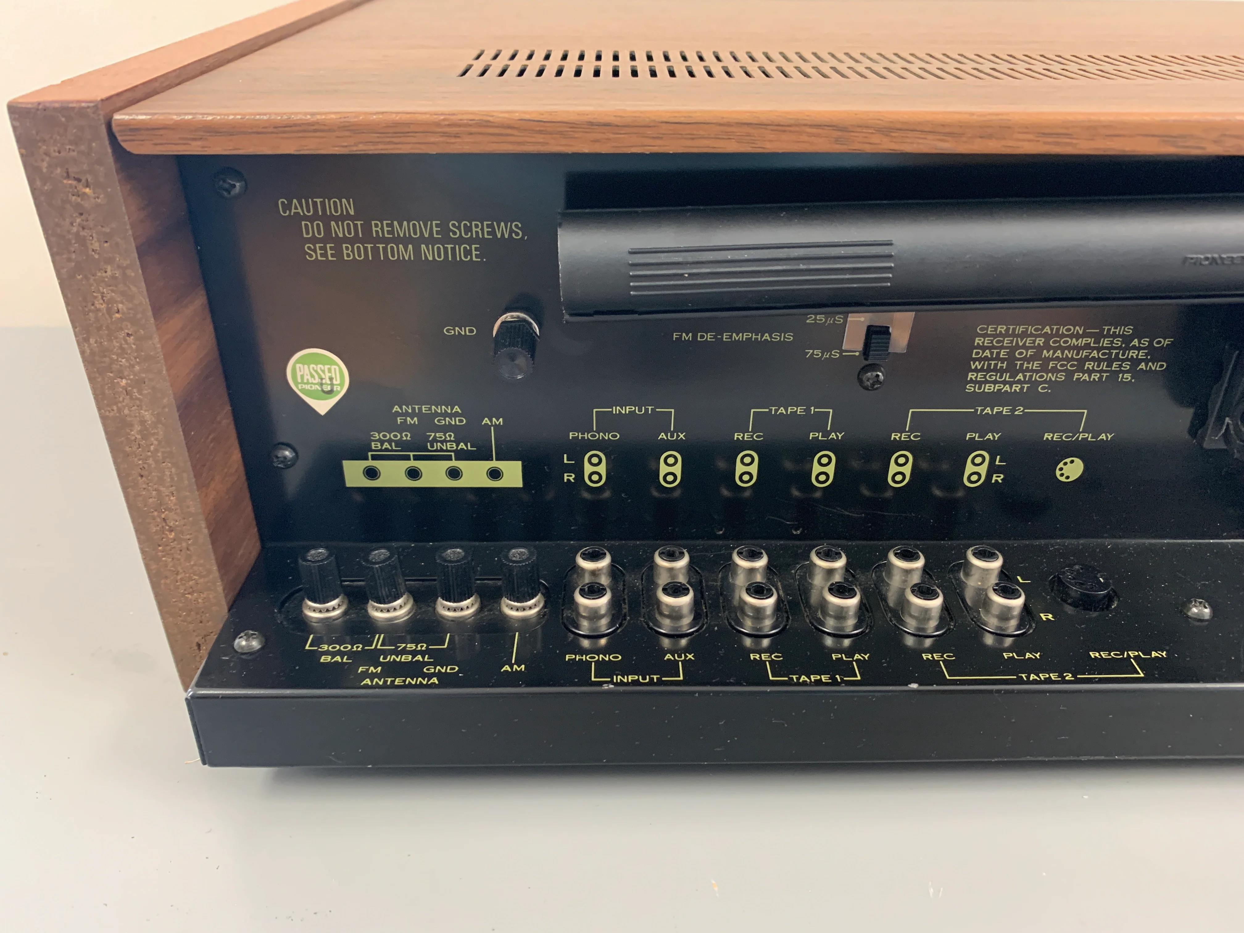 Pioneer SX-550 Stereo Receiver * 20W RMS * 1976 - Image 9