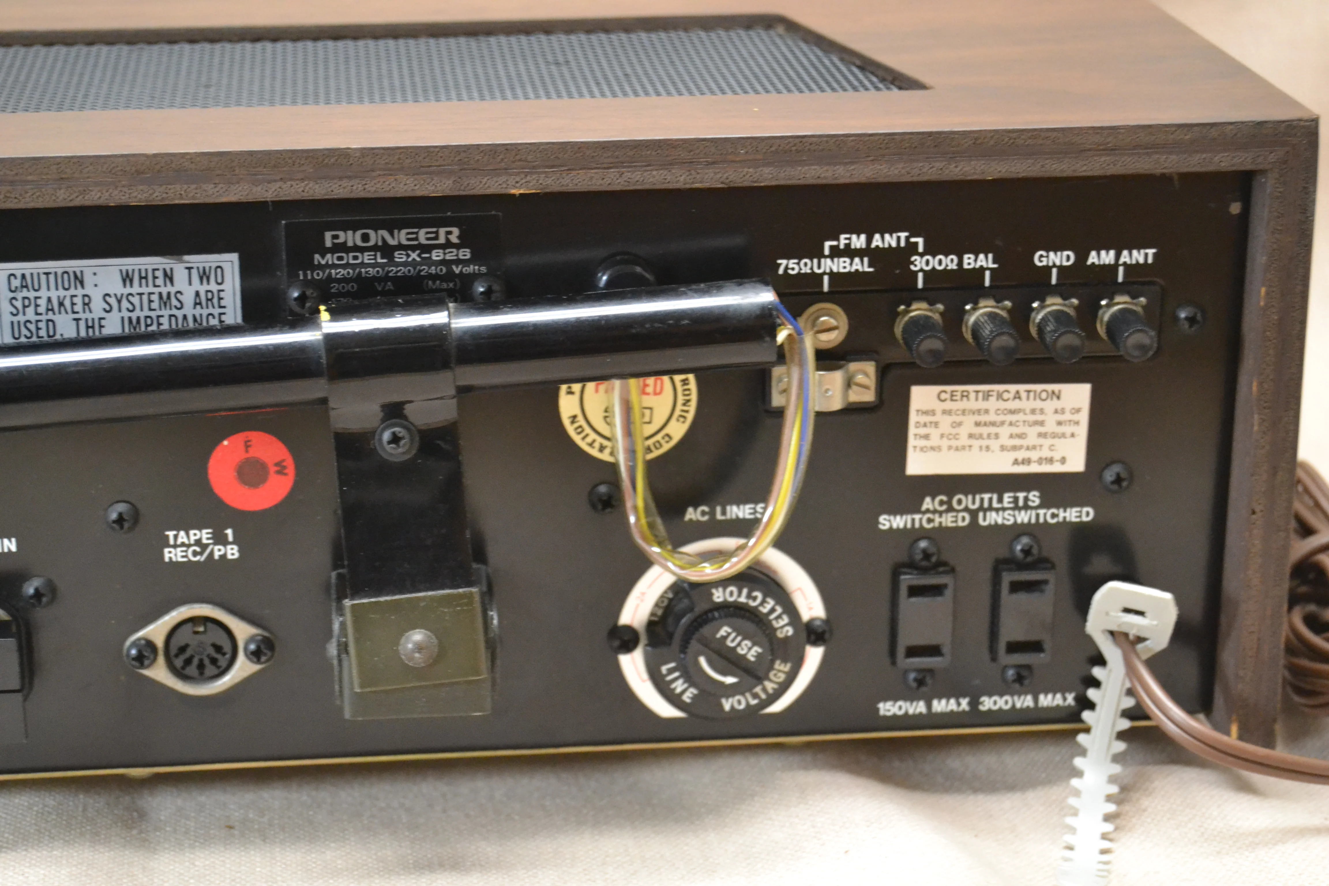 Pioneer SX-626 Stereo Receiver * 20W RMS * 1973 - Image 11