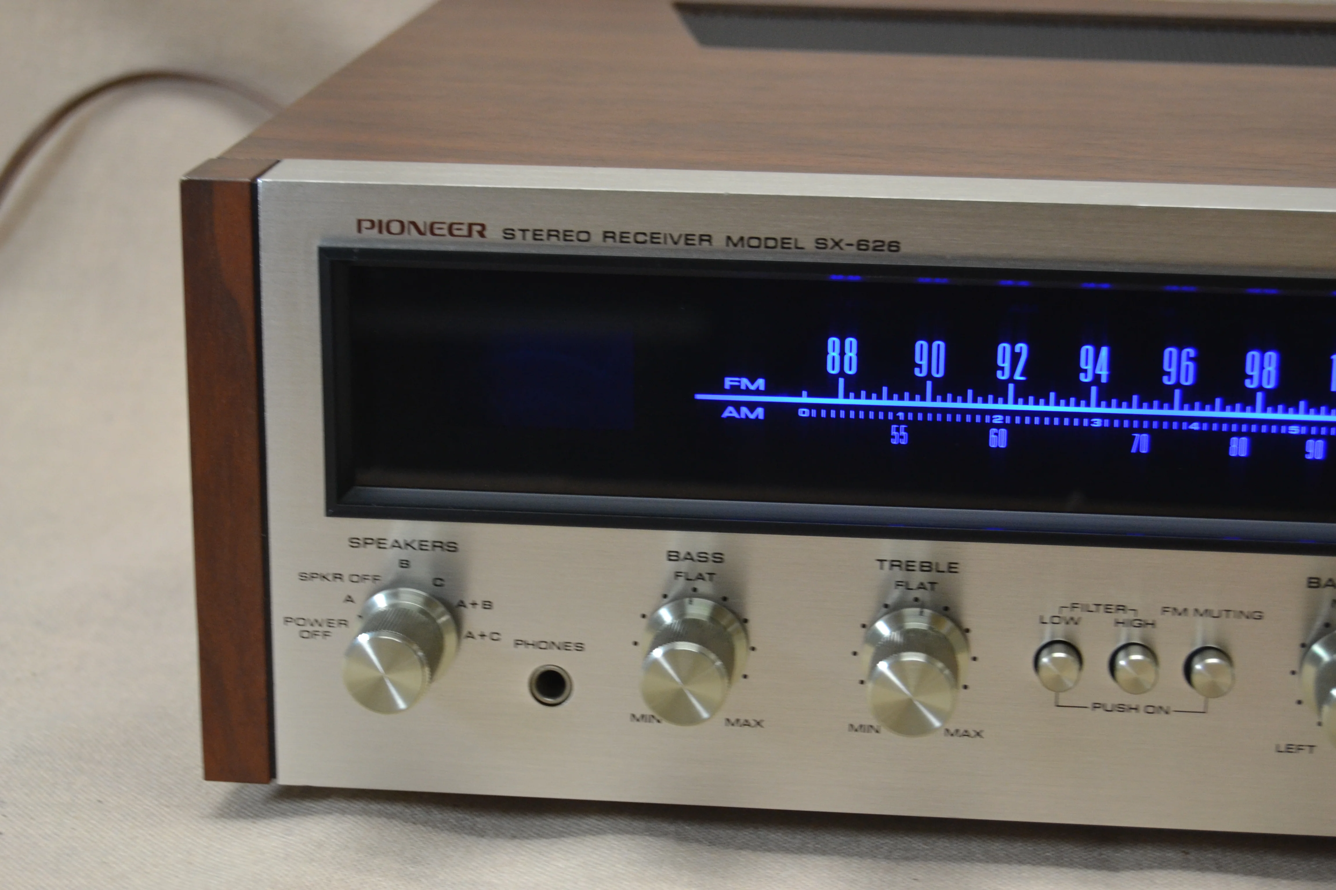 Pioneer SX-626 Stereo Receiver * 20W RMS * 1973 - Image 2