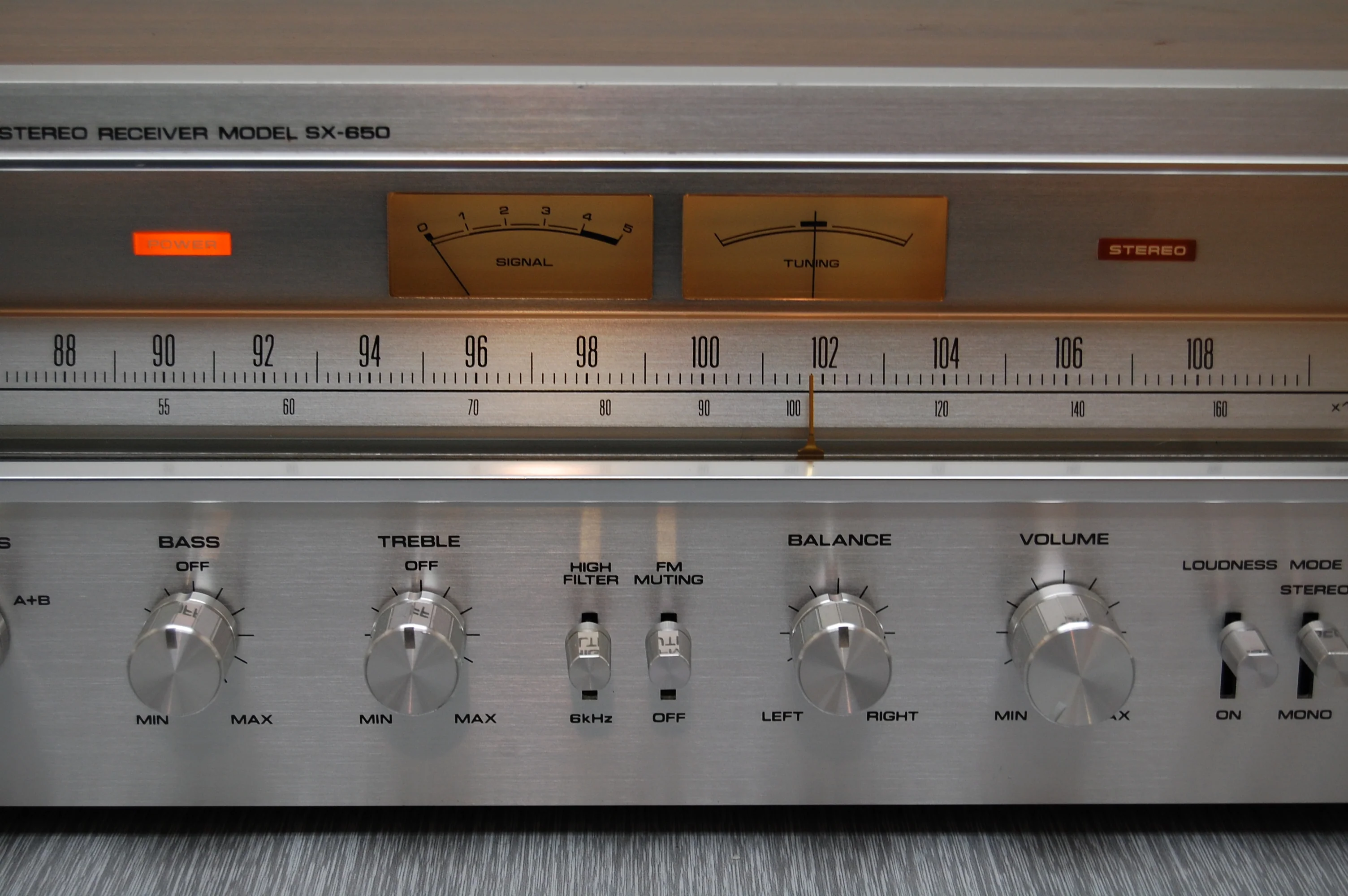 Pioneer SX-650 Stereo Receiver * 35W RMS * 1976 - Image 3