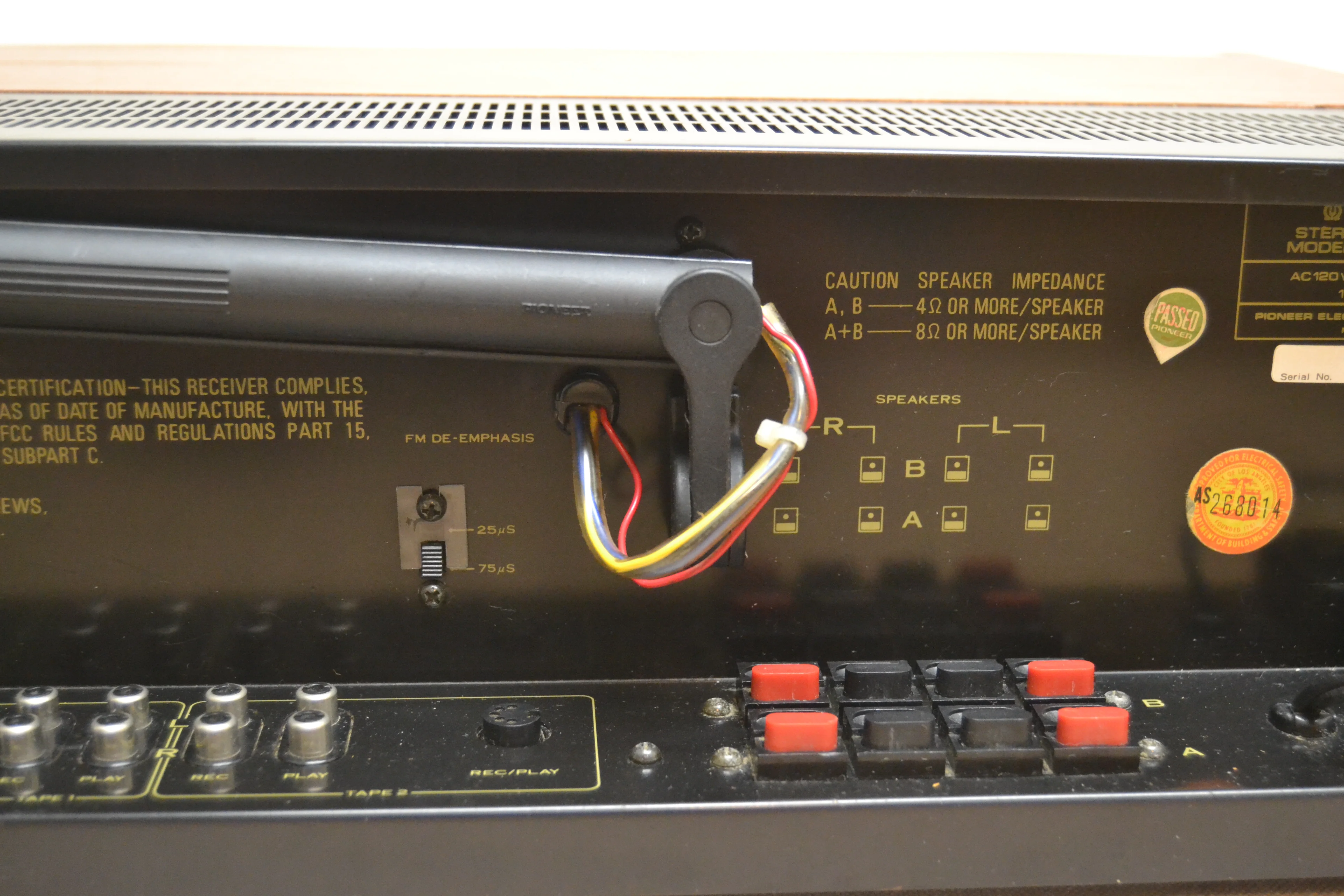 Pioneer SX-650 Stereo Receiver * 35W RMS * 1976 * Fully Serviced - Led Upgraded - Image 11