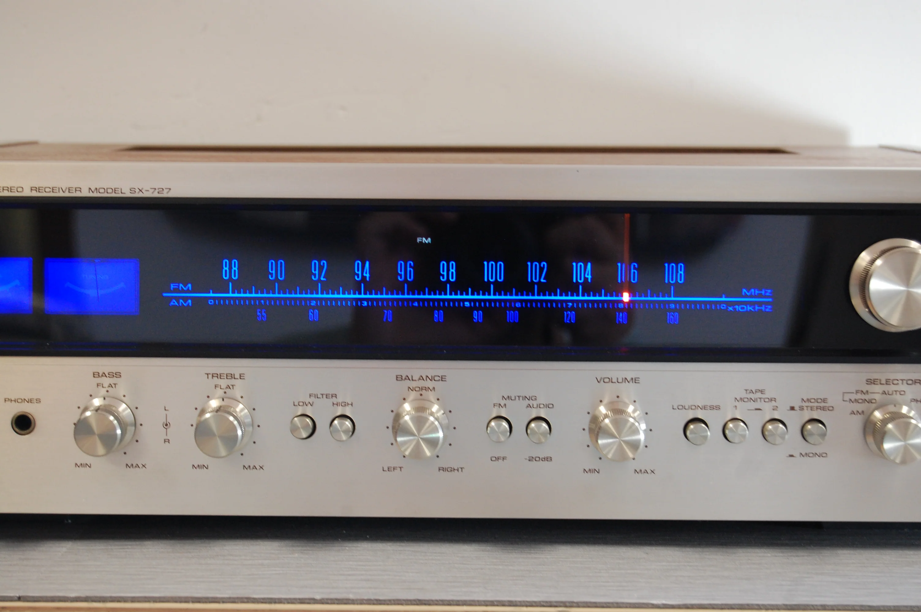 Pioneer SX-727 AM/FM Stereo Receiver (1972-74) * 37W RMS - Image 3