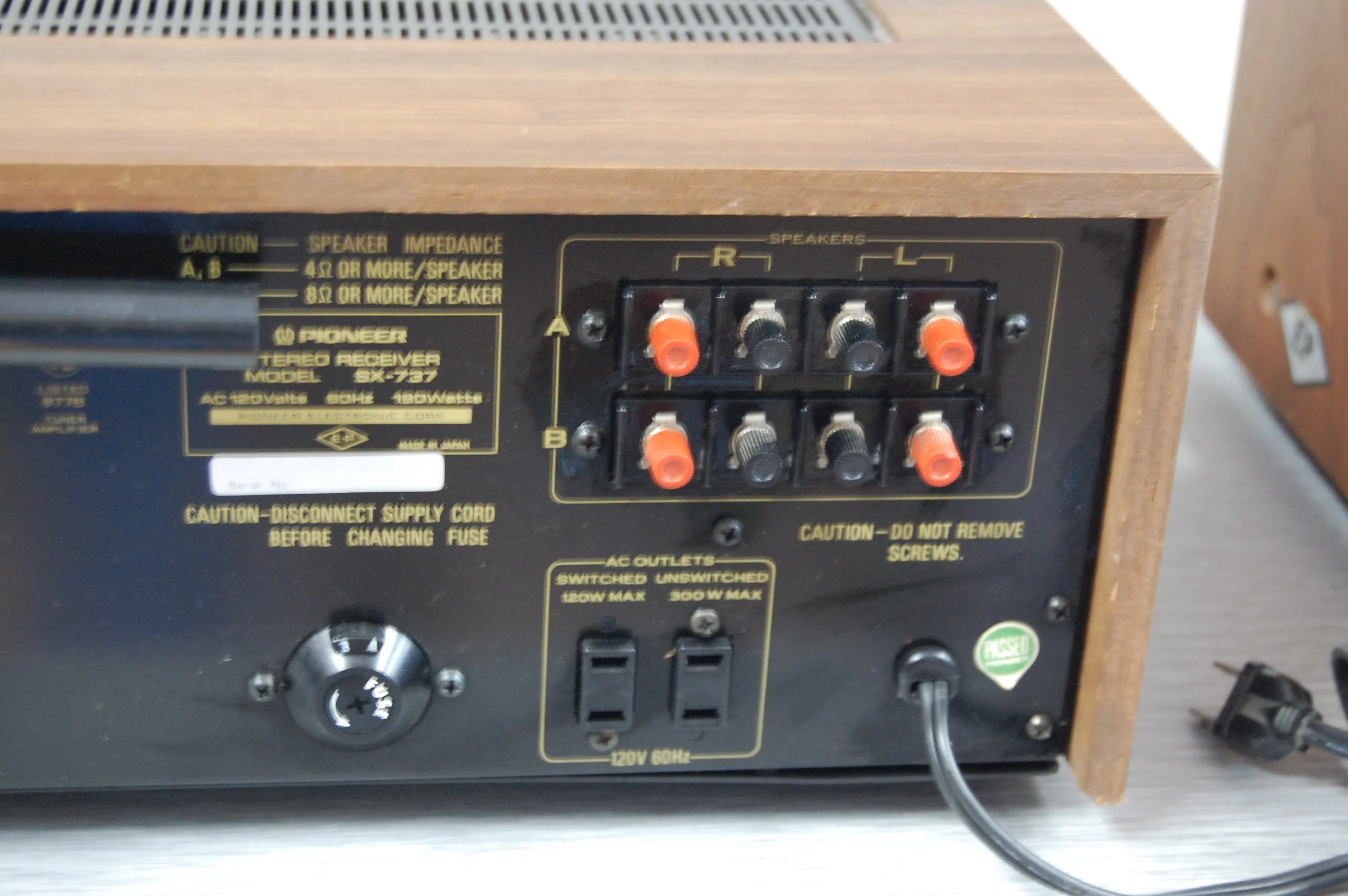 Pioneer SX-737 Stereo Receiver * 1974 * 35W RMS - Image 11
