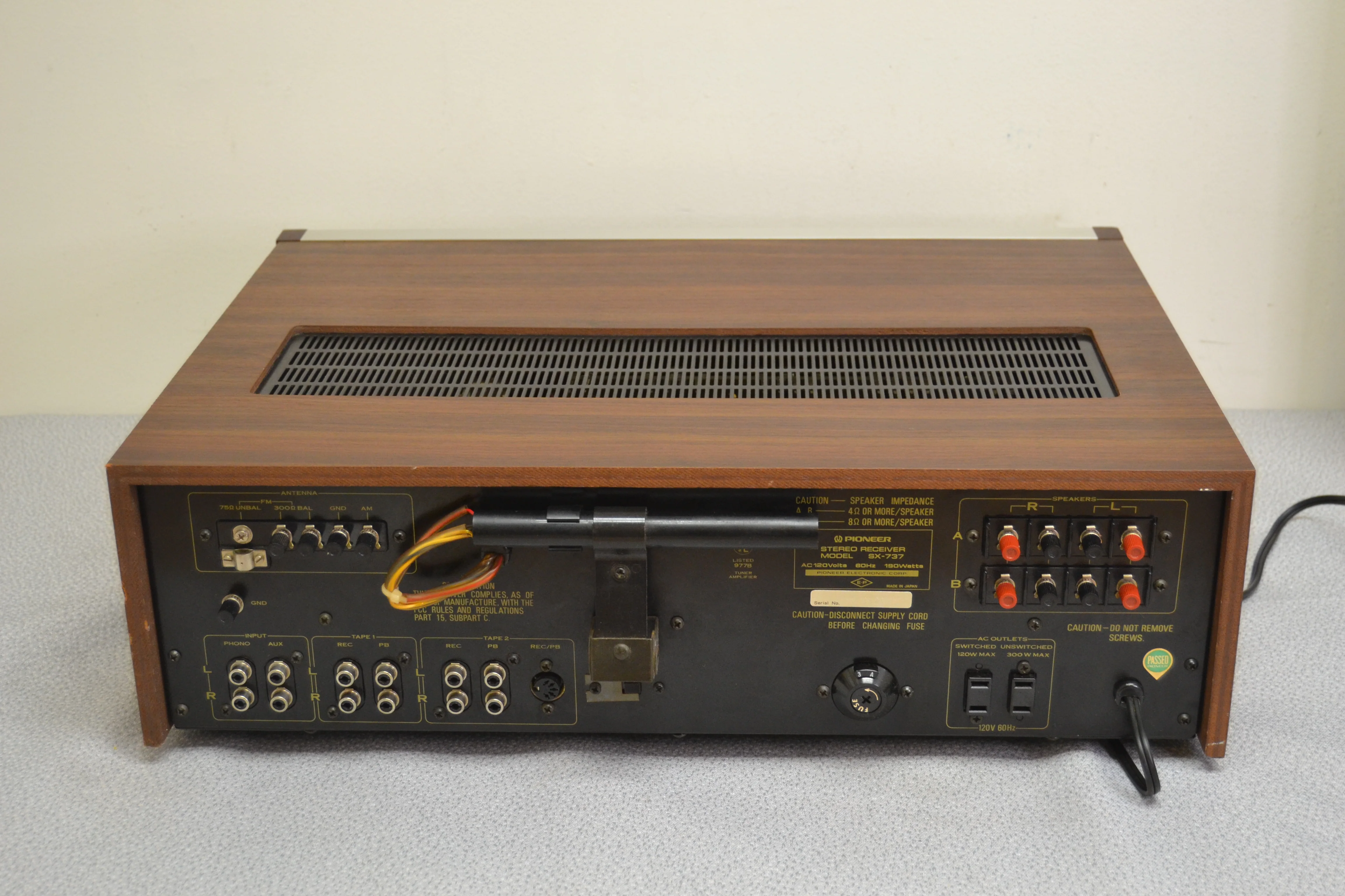 Pioneer SX-737 Stereo Receiver * Fully Serviced * Led Upgrade * Weak Tuner * 35W RMS - Image 10