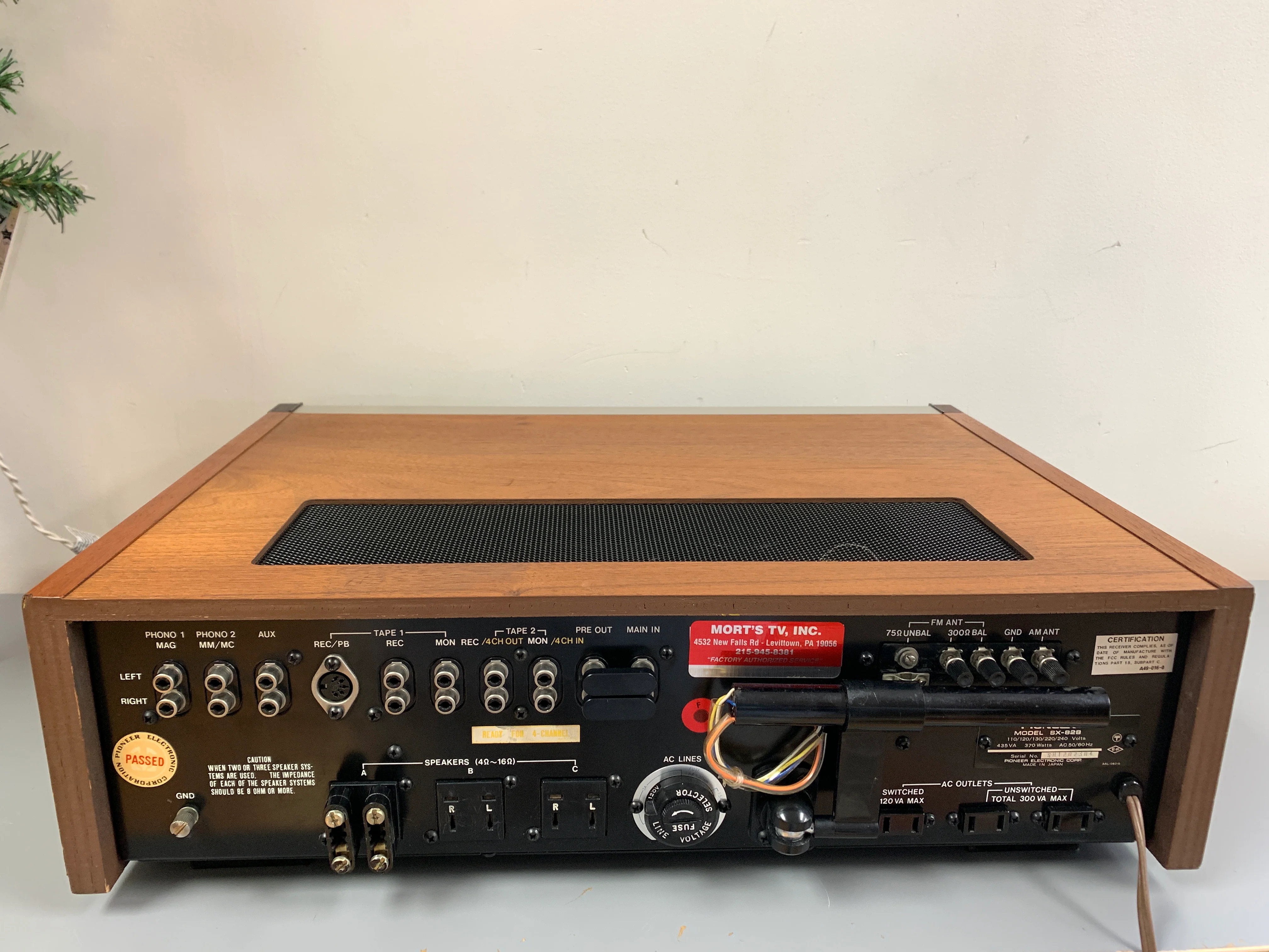 Pioneer SX-828 Stereo Receiver - Image 8