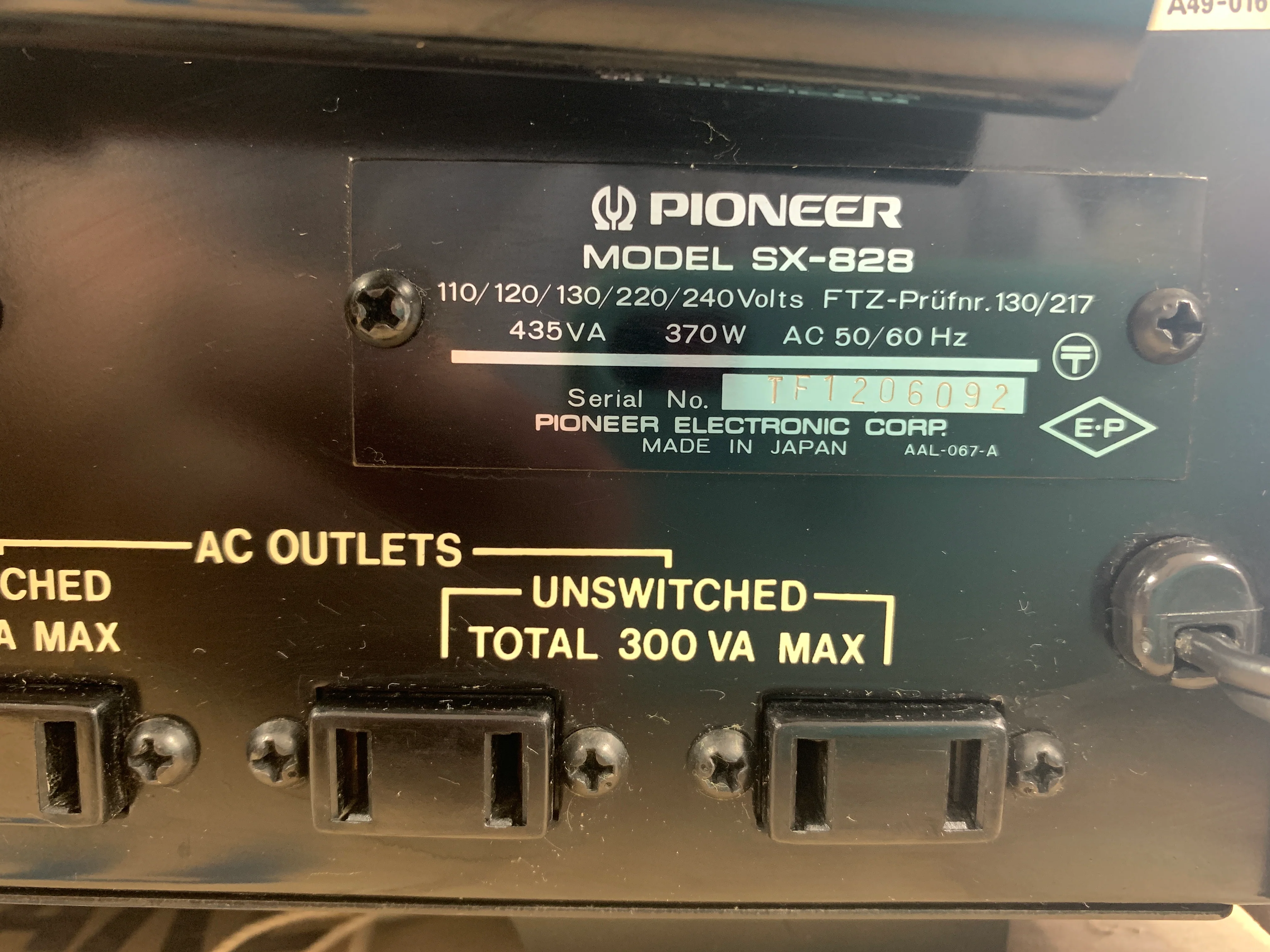 Pioneer SX-828 Stereo Receiver * Original Box * $100 Flat Ship CONUS Only - Image 17