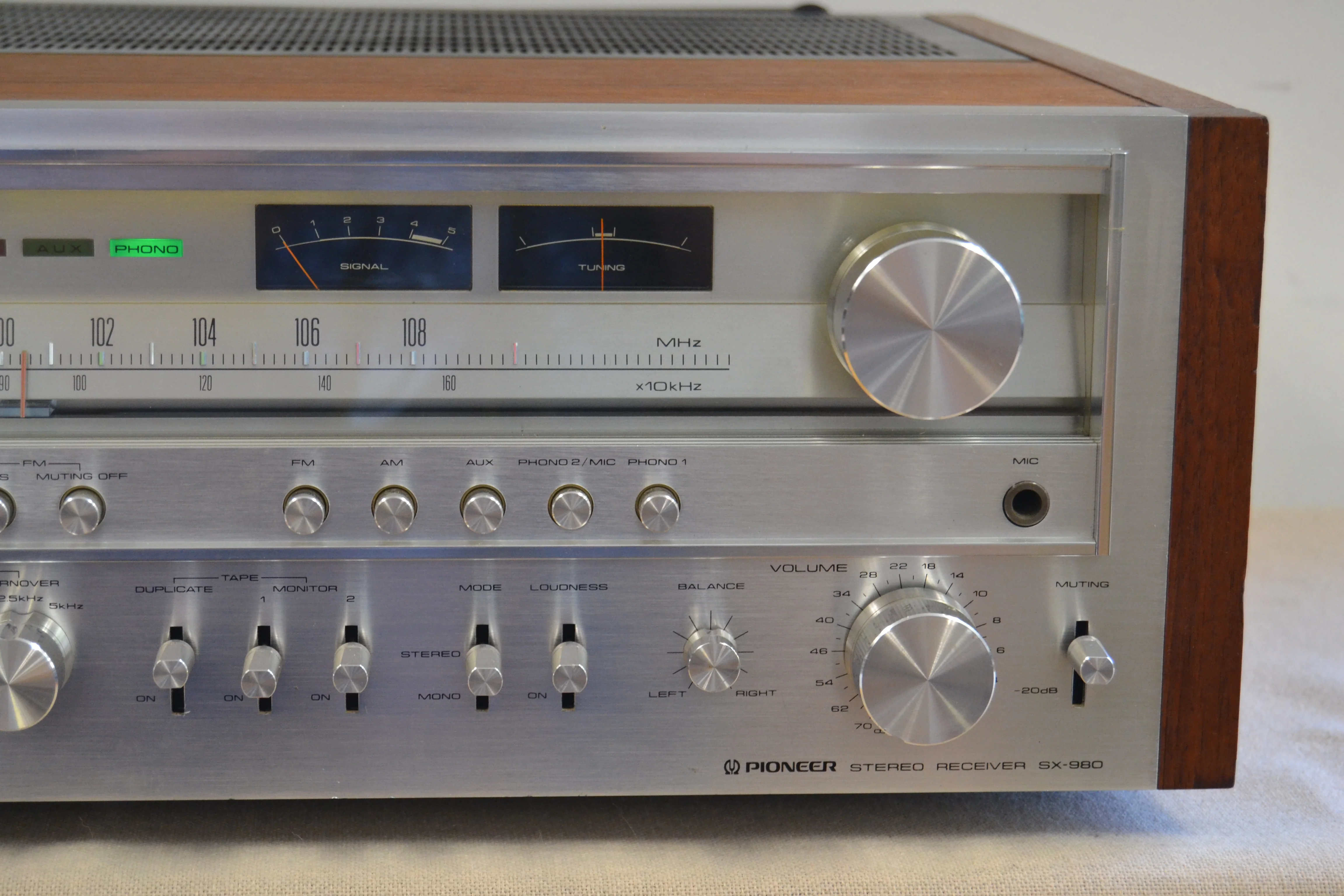 Pioneer SX-980 Stereo Receiver * 80 W RMS * 1978 - Image 4