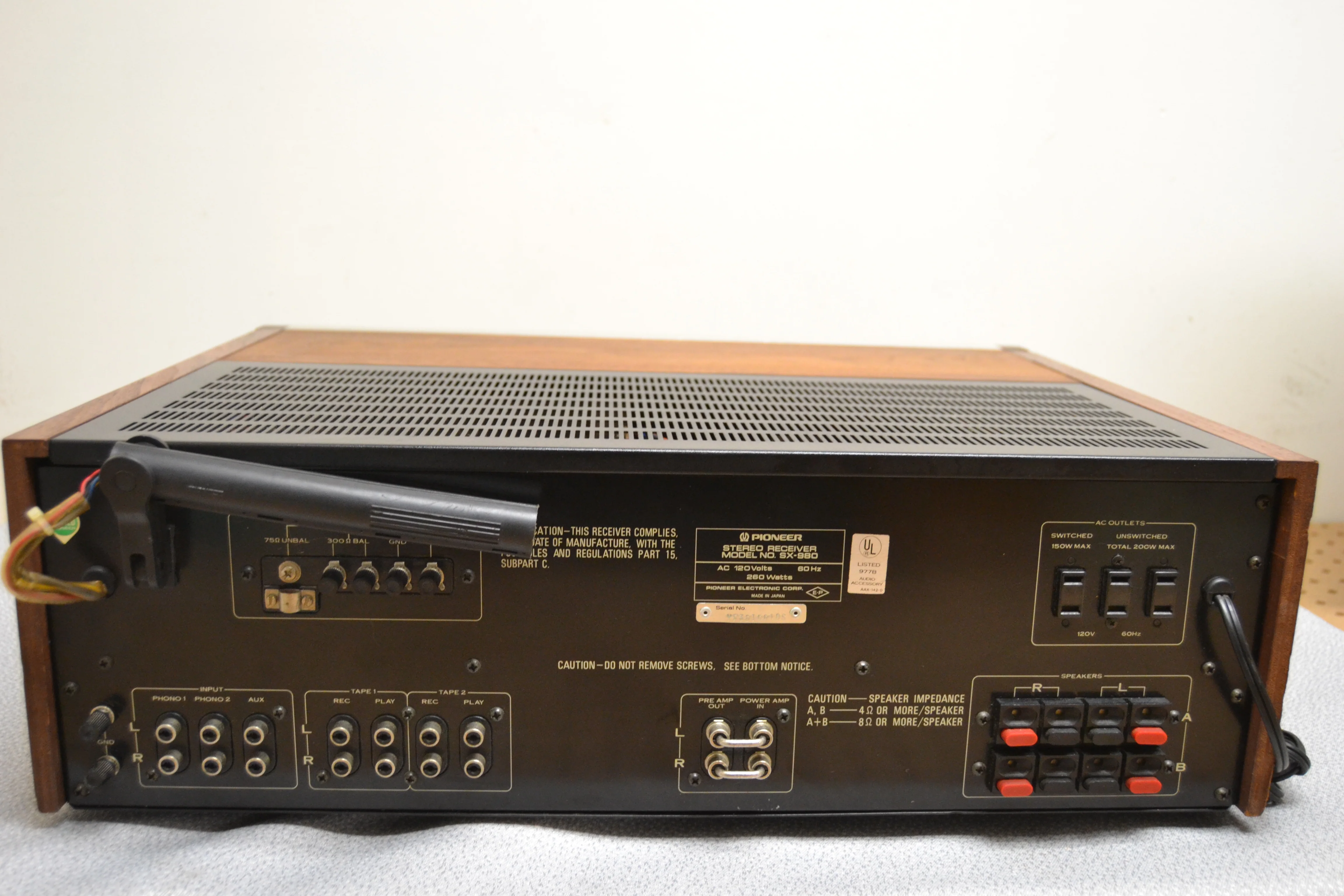 Pioneer SX-980 Stereo Receiver * 80W RMS * Fully Serviced * LED Upgrade - Image 7