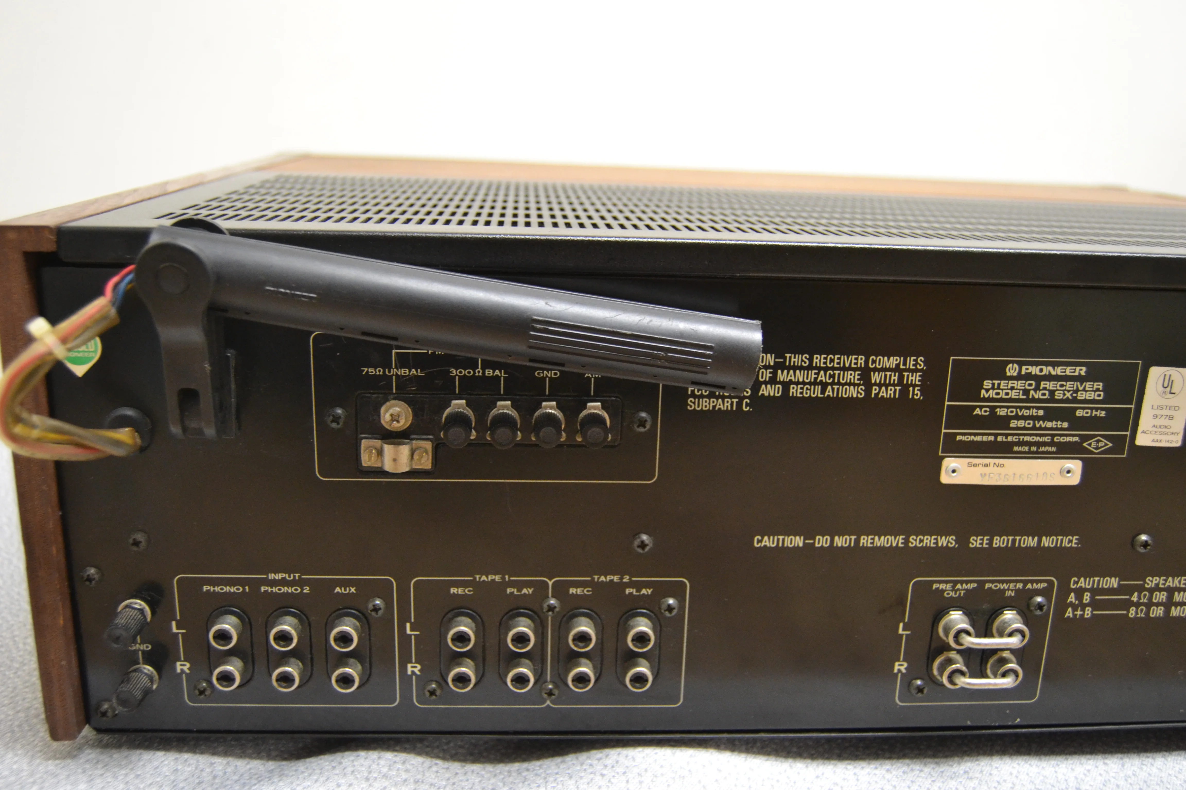 Pioneer SX-980 Stereo Receiver * 80W RMS * Fully Serviced * LED Upgrade - Image 8