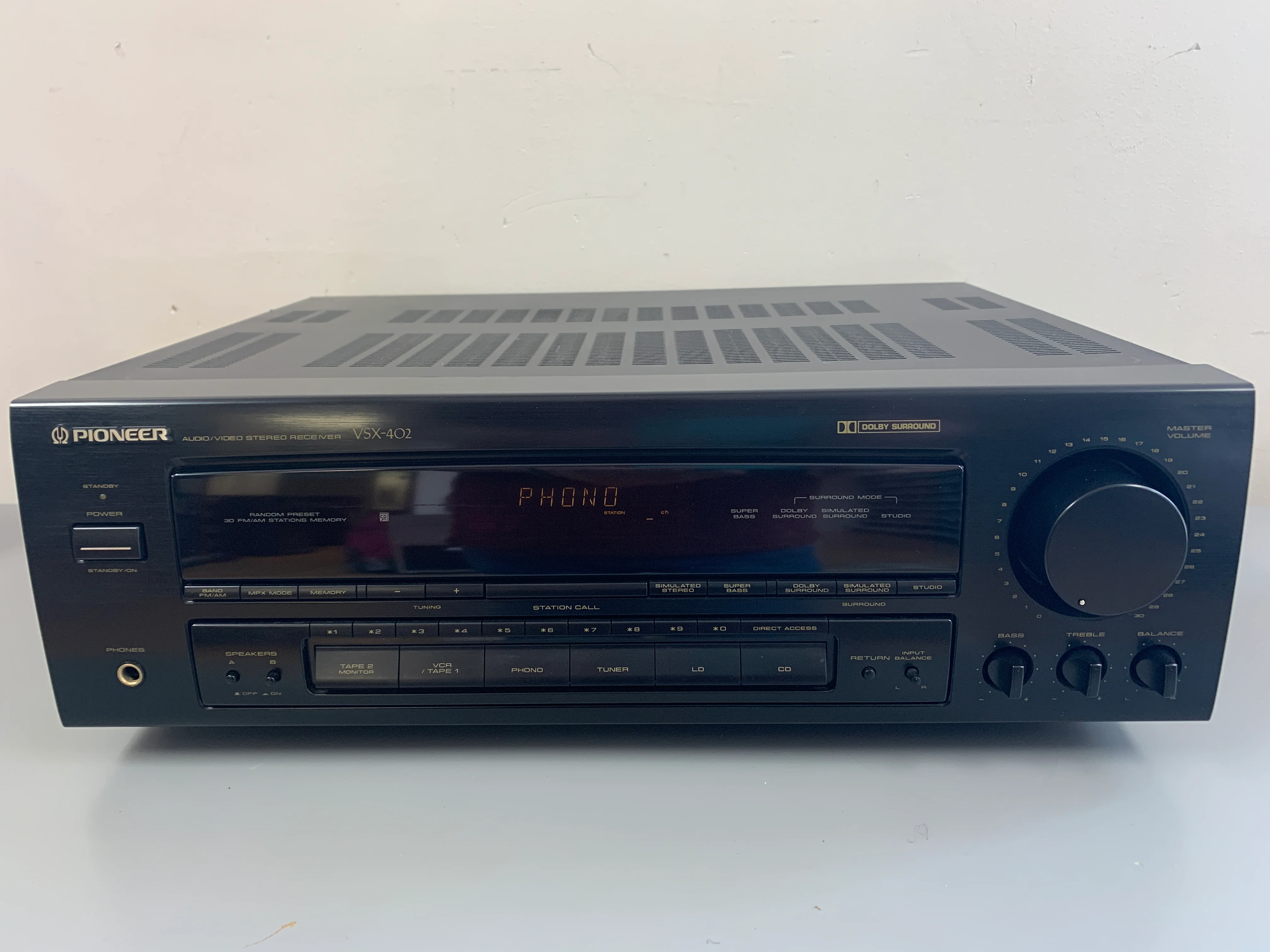 Pioneer VSX-402 Receiver * 1993