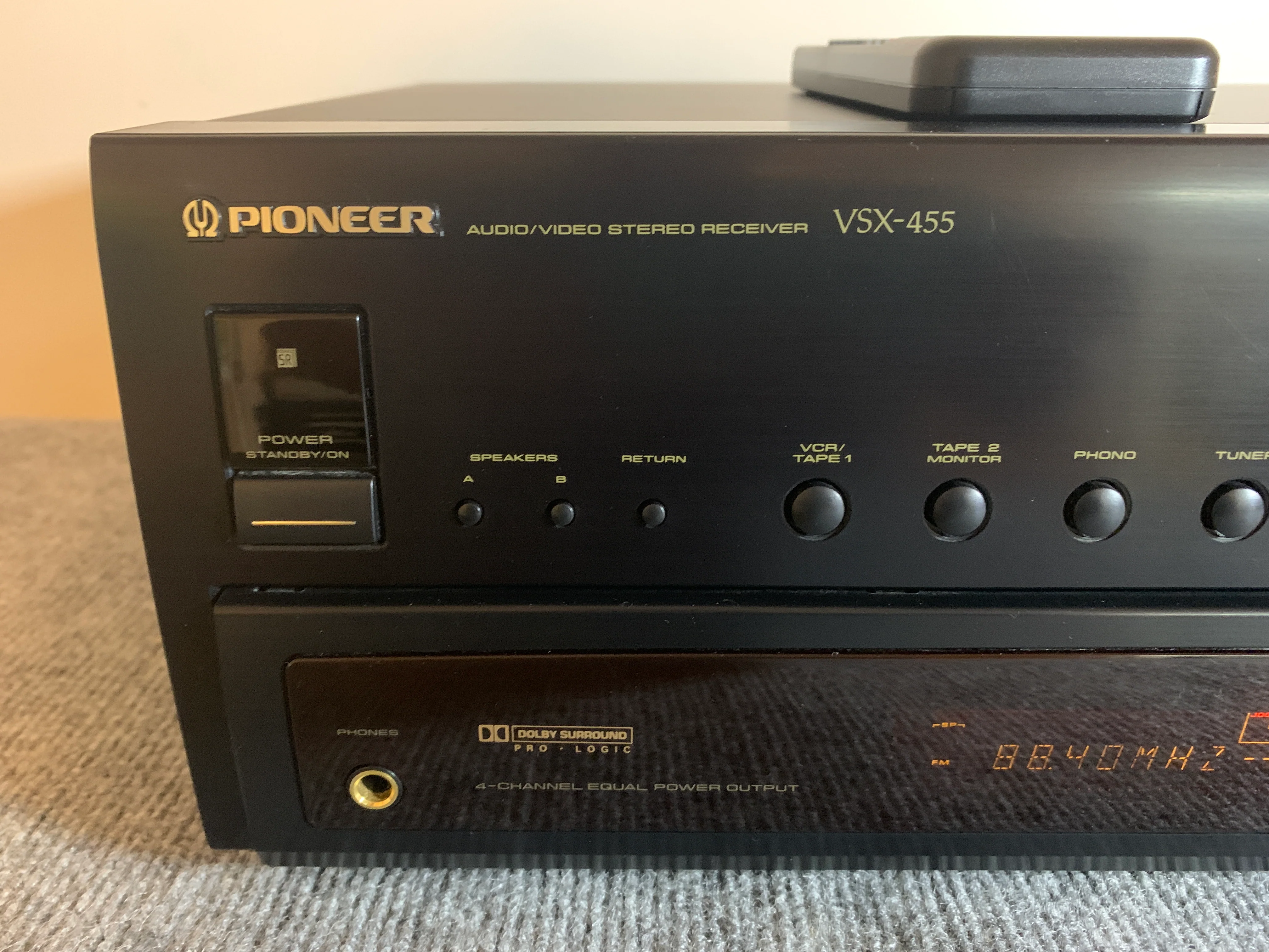 Pioneer VSX-455 Stereo Receiver * Remote Control - Image 2