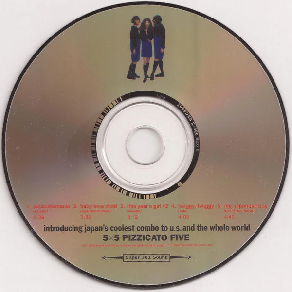 Pizzicato Five - Five By Five (CD, EP) (Very Good Plus (VG+)) - Image 3