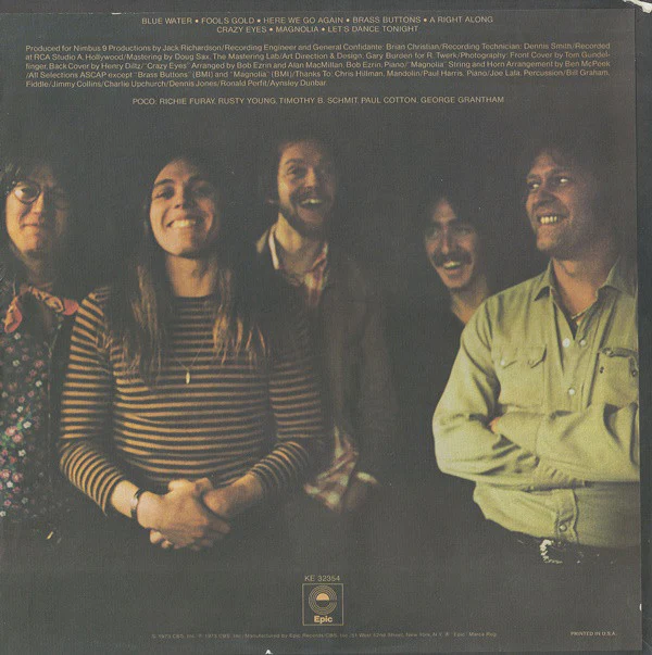 Poco  - Crazy Eyes (LP, Album) (Very Good Plus (VG+)) - Image 2
