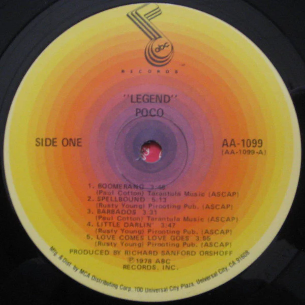 Poco  - Legend (LP, Album, Glo) (Very Good Plus (VG+)) - Image 5