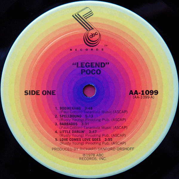 Poco  - Legend (LP, Album, Pit) (Very Good Plus (VG+)) - Image 3