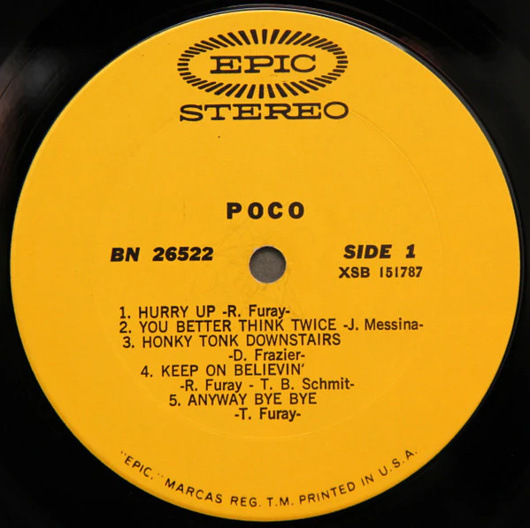 Poco - Poco (LP, Album, Pit) (Very Good (VG)) - Image 3