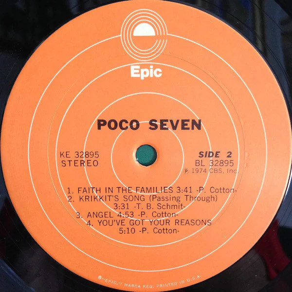Poco - Poco Seven (LP, Album, San) (Near Mint (NM or M-)) - Image 4