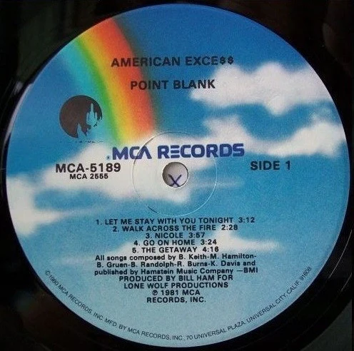 Point Blank  - American Exce$$ (LP, Album, Glo) (Very Good Plus (VG+)) - Image 3