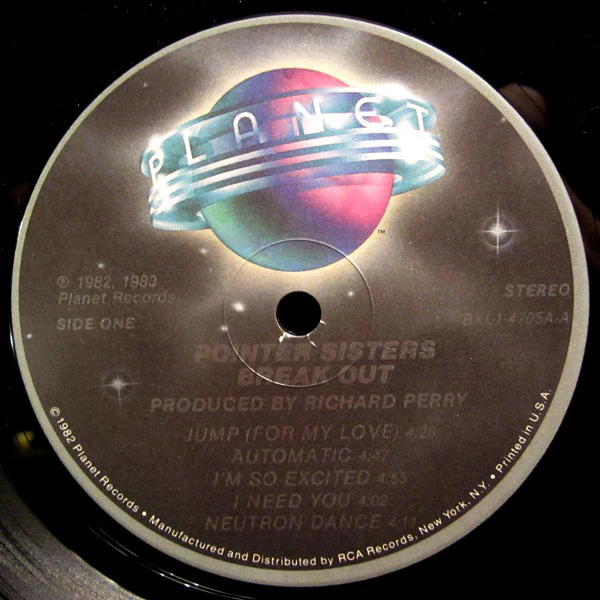 Pointer Sisters - Break Out (LP, Album, RP, Ind) (Very Good Plus (VG+)) - Image 3