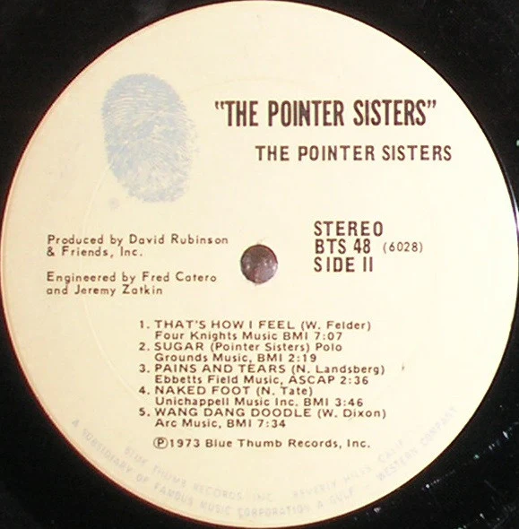 Pointer Sisters - The Pointer Sisters (LP, Album, Ter) (Very Good (VG)) - Image 5