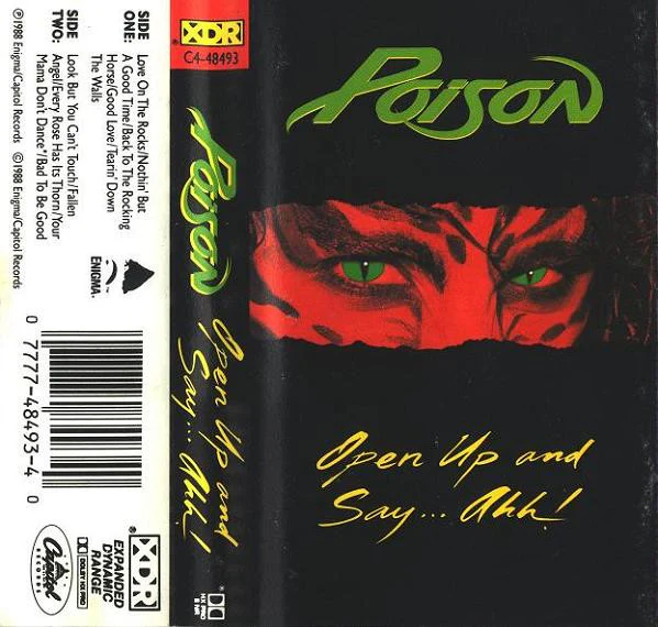 Poison - Open Up And Say ...Ahh! (Cass, Album, Dol) (Very Good Plus (VG+)) - Image 2