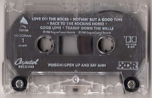 Poison - Open Up And Say ...Ahh! (Cass, Album, Dol) (Very Good Plus (VG+)) - Image 3