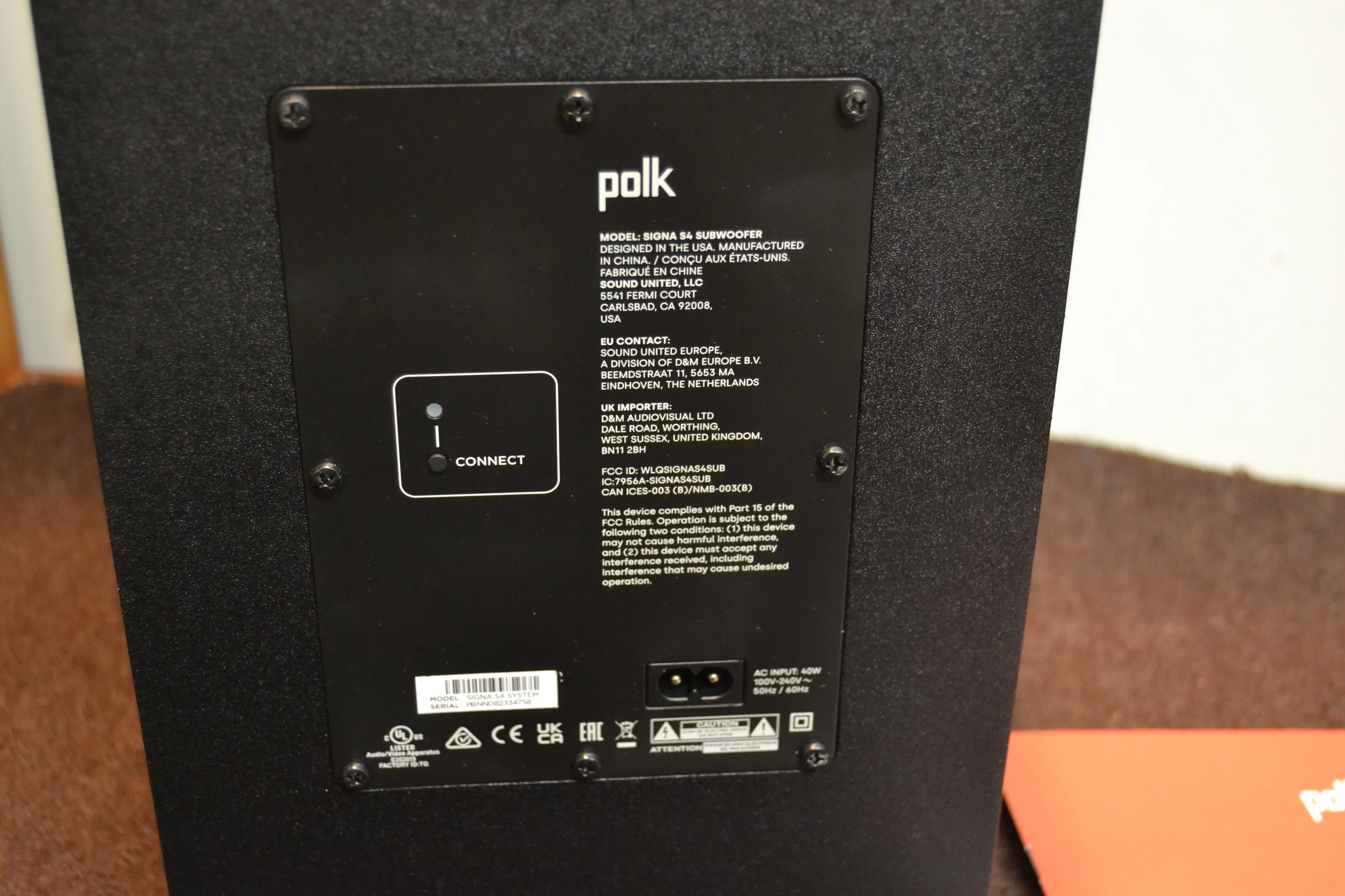 Polk Audio SIGNA S4 Soundbar * Wireless Sub * Manual * Remote - Image 12