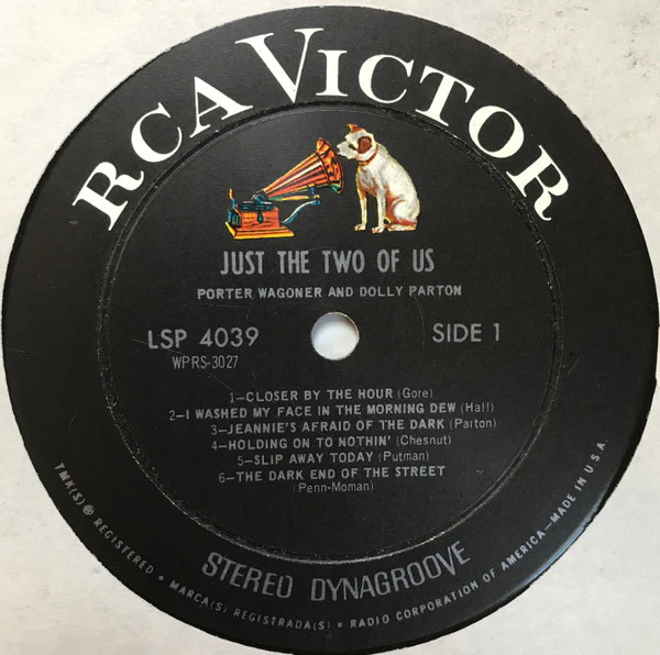 Porter Wagoner And Dolly Parton - Just The Two Of Us (LP) (Very Good (VG)) - Image 3