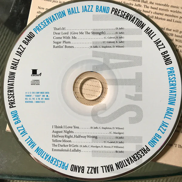 Preservation Hall Jazz Band - That's It! (CD, Album) (Near Mint (NM or M-)) - Image 5