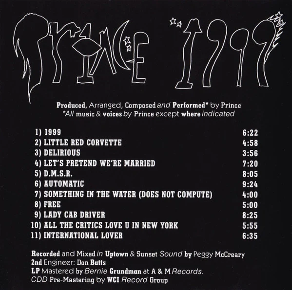 Prince - 1999 (CD, Album, RE, WEA) (Very Good Plus (VG+)) - Image 5