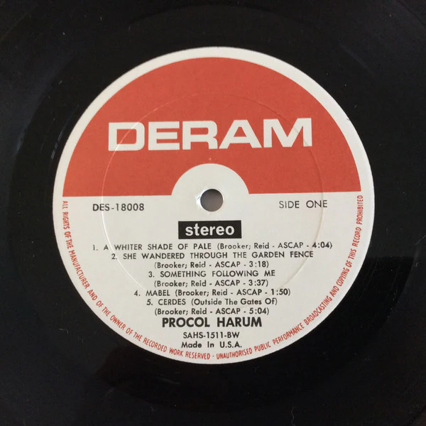 Procol Harum - Procol Harum (LP, Album, BW ) (Very Good Plus (VG+)) - Image 3