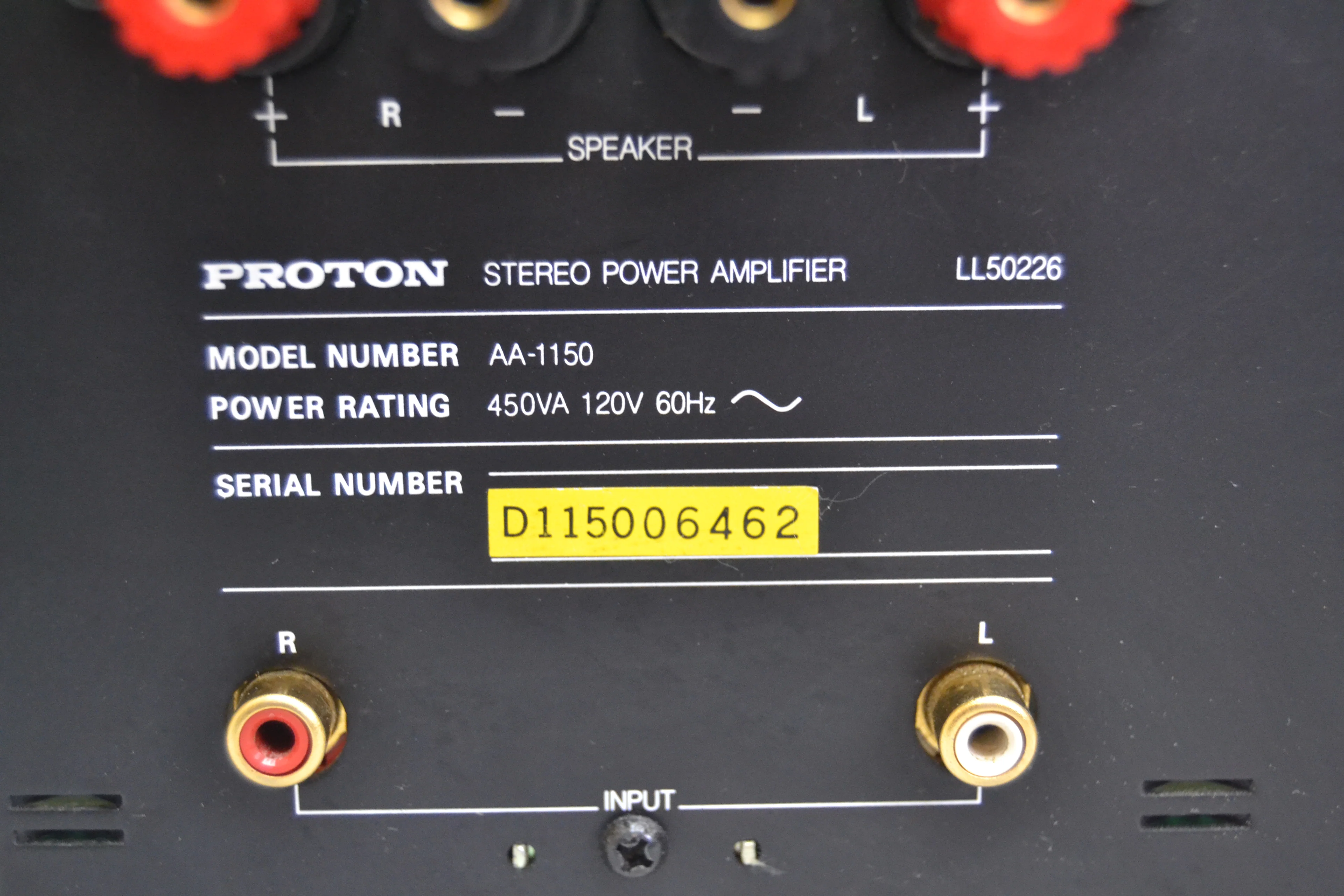 Proton AA1150 Stereo Power Amplifier * Fully Serviced * Rare ! - Image 13