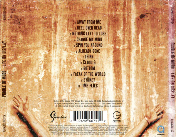 Puddle Of Mudd - Life On Display (CD, Album, Enh, UML) (Near Mint (NM or M-)) - Image 2