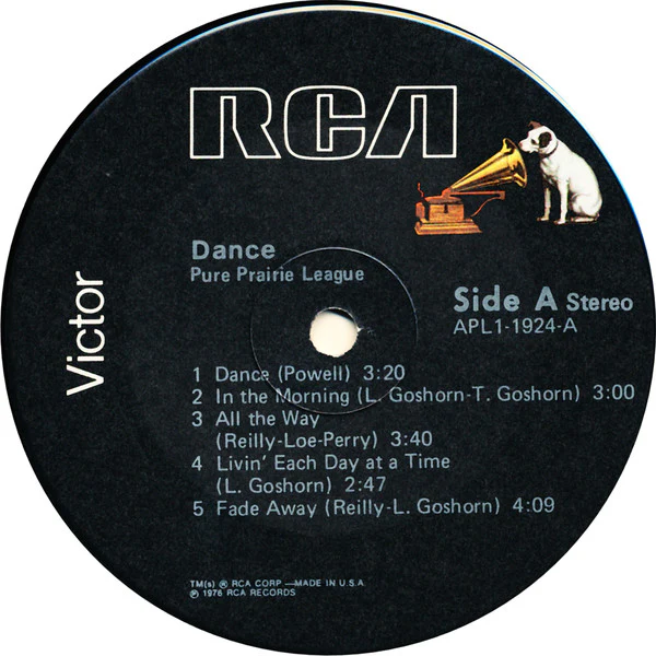 Pure Prairie League - Dance (LP, Album) (Very Good Plus (VG+)) - Image 3