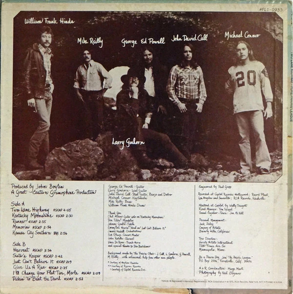 Pure Prairie League - Two Lane Highway (LP, Album, Ind) (Very Good Plus (VG+)) - Image 2