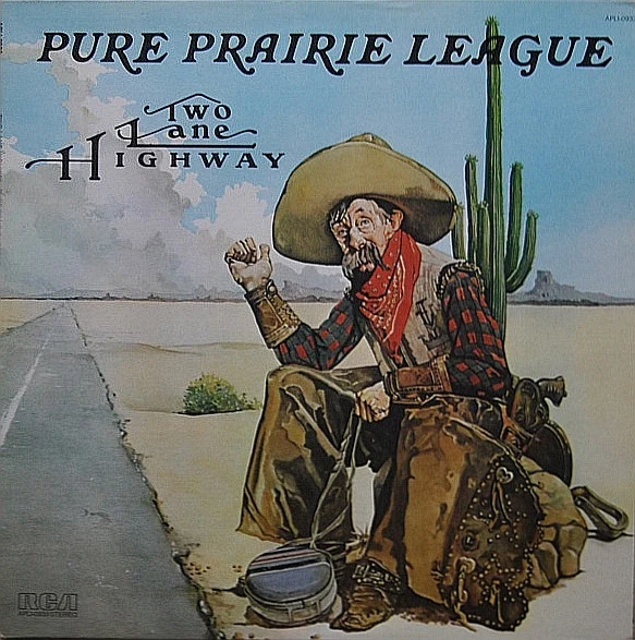 Pure Prairie League - Two Lane Highway (LP, Album, Ind) (Very Good Plus (VG+))