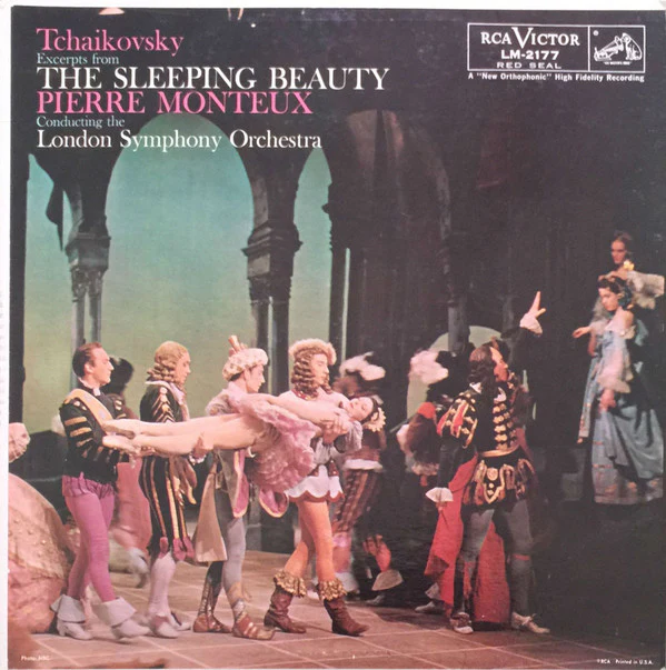 Pyotr Ilyich Tchaikovsky - Pierre Monteux Conducting The London Symphony Orchestra - Excerpts From The Sleeping Beauty (LP, Album, Mono) (Near Mint (NM or M-))