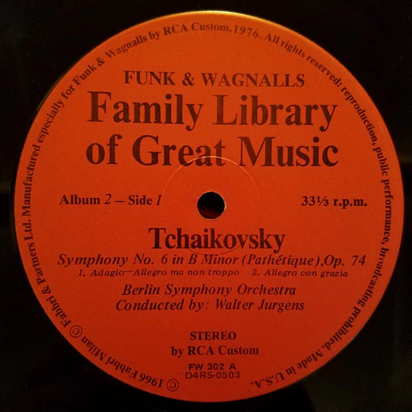 Pyotr Ilyich Tchaikovsky - The Pathétique - Sixth Symphony (LP, Album) (Very Good Plus (VG+)) - Image 3