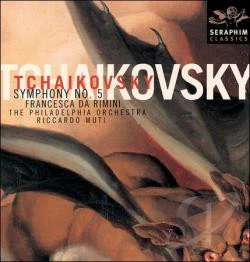 Pyotr Ilyich Tchaikovsky, The Philadelphia Orchestra, Riccardo Muti - Symphony No. 5 Francesca Da Rimini (CD, Album) (Very Good Plus (VG+))