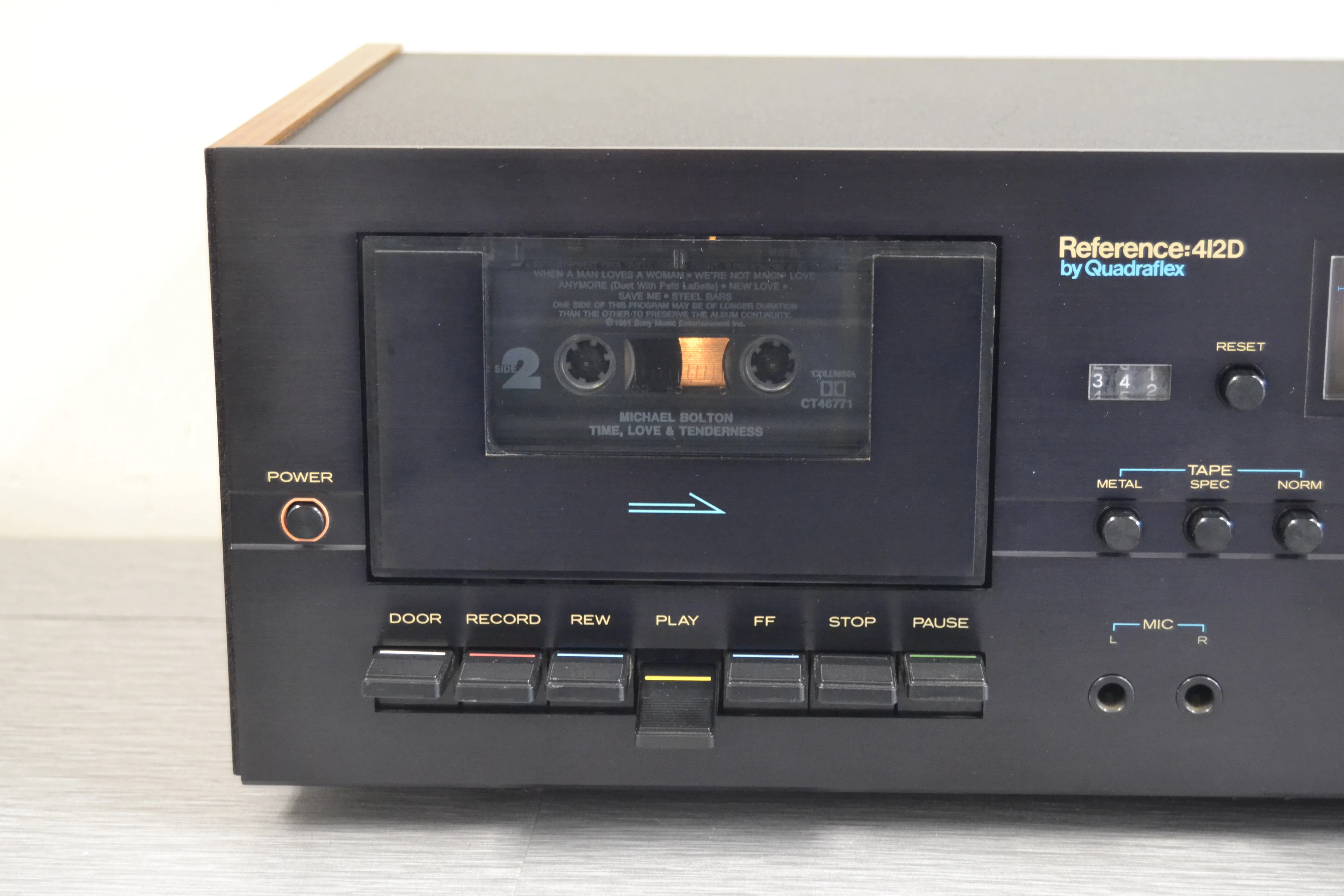 Quadraflex Reference 4120 Single Cassette Deck - Fully Serviced with NEW Belts - Image 2
