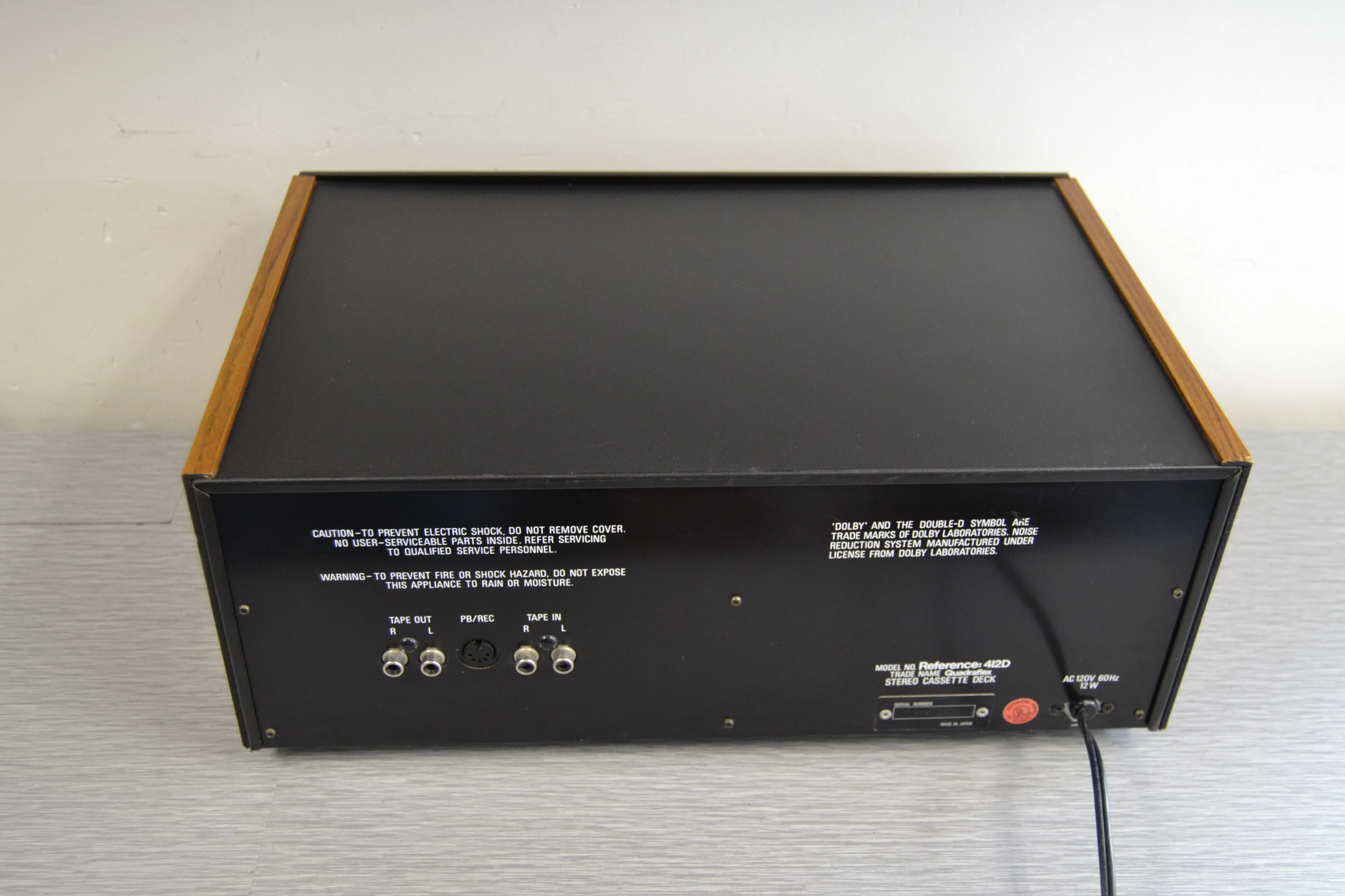 Quadraflex Reference 4120 Single Cassette Deck - Fully Serviced with NEW Belts - Image 8